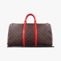 Keepall Bandouliere 50 Brown×red Monogram canvas M44740 キーポル バンドリエール50 モノグラム/ブラウン×レッド モノグラム キャンバス M44740 