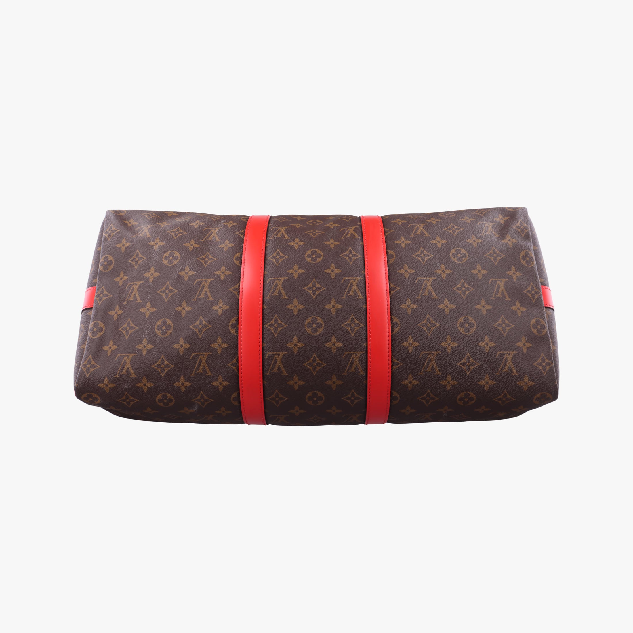 Keepall Bandouliere 50 Brown×red Monogram canvas M44740 キーポル バンドリエール50 モノグラム/ブラウン×レッド モノグラム キャンバス M44740 