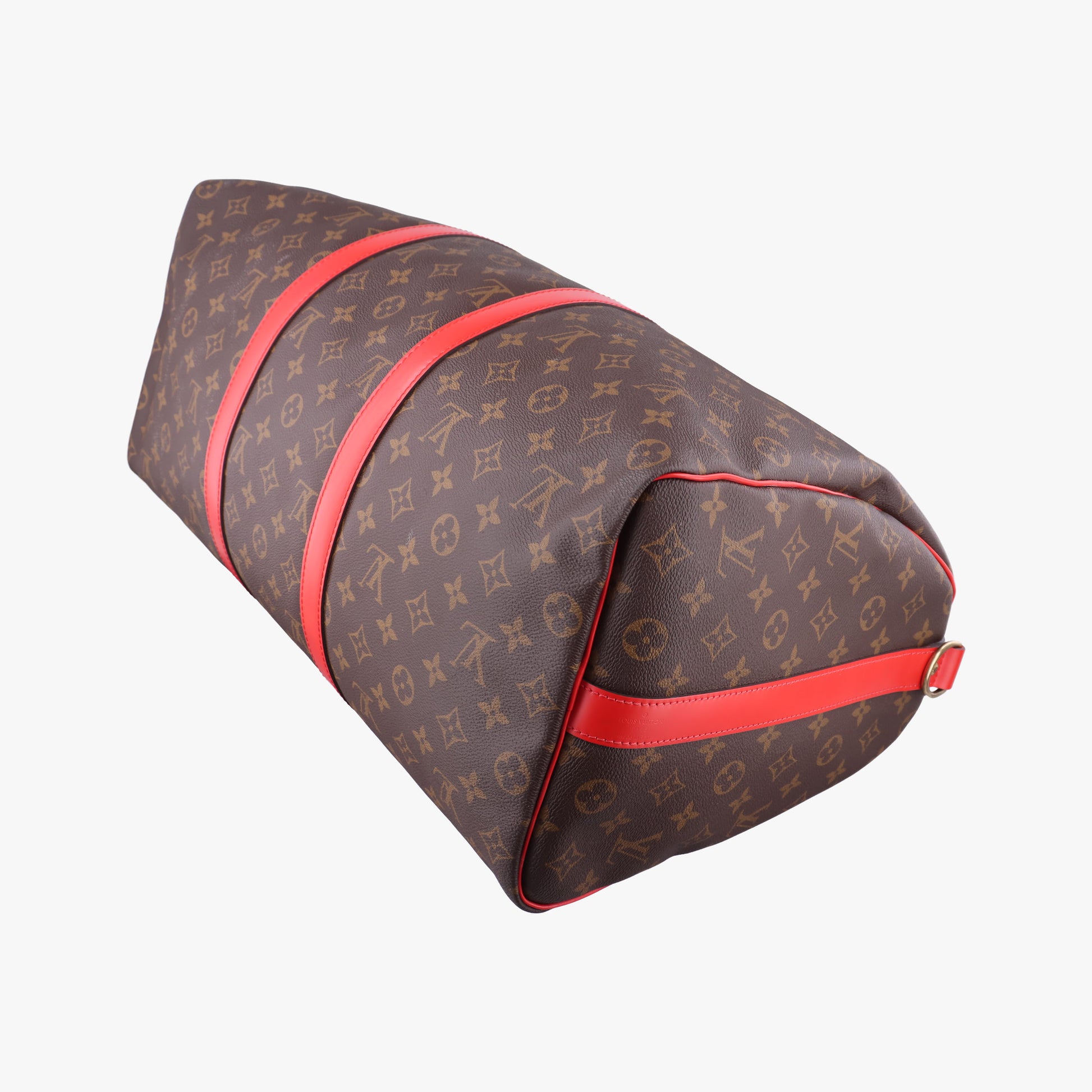 Keepall Bandouliere 50 Brown×red Monogram canvas M44740 キーポル バンドリエール50 モノグラム/ブラウン×レッド モノグラム キャンバス M44740 