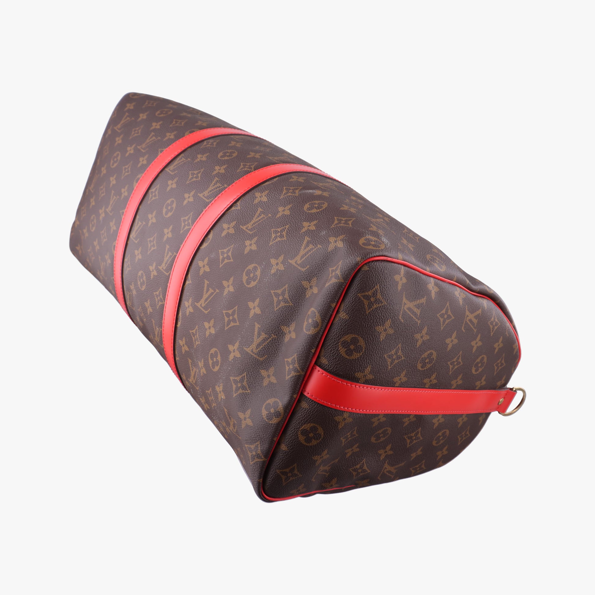 Keepall Bandouliere 50 Brown×red Monogram canvas M44740 キーポル バンドリエール50 モノグラム/ブラウン×レッド モノグラム キャンバス M44740 
