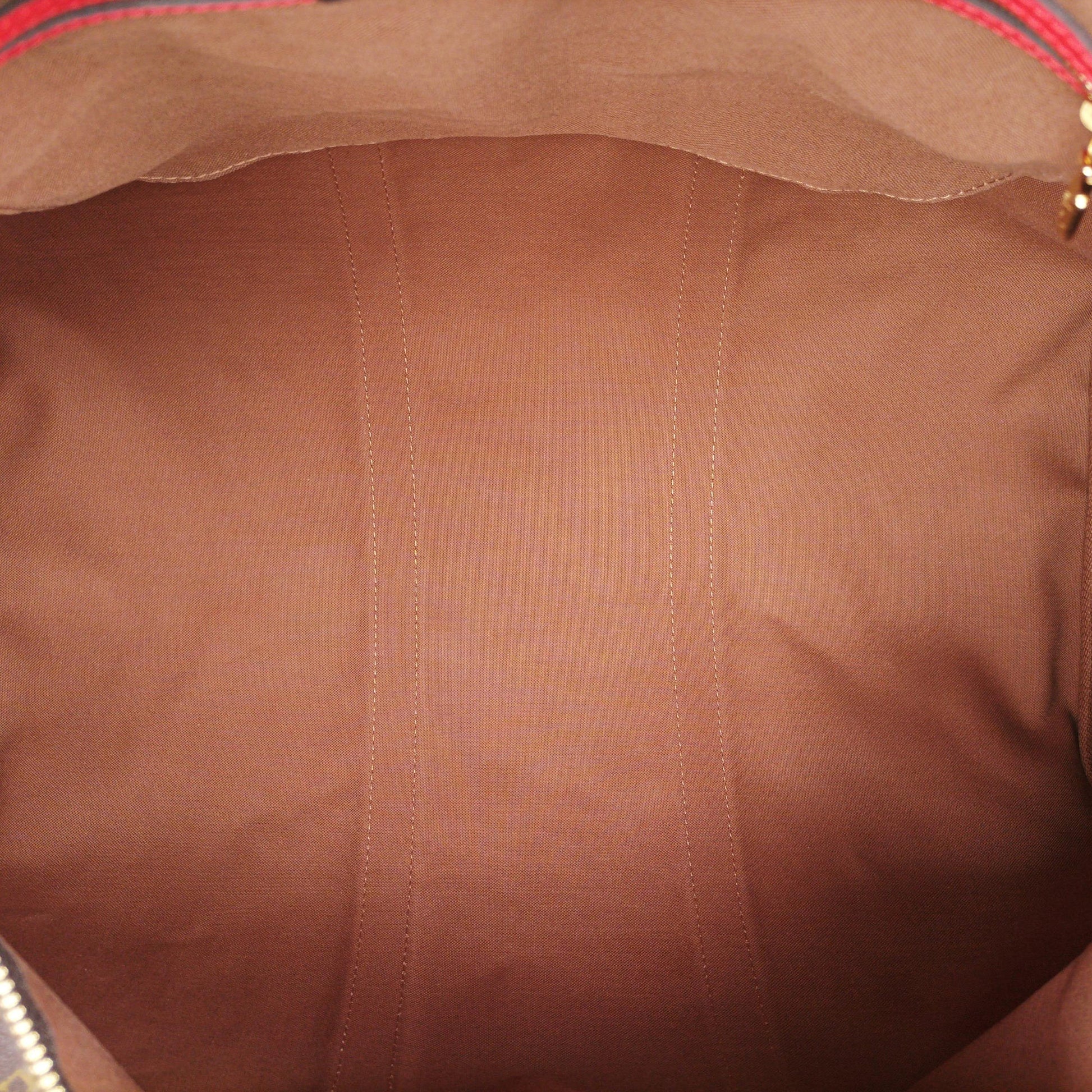 Keepall Bandouliere 50 Brown×red Monogram canvas M44740 キーポル バンドリエール50 モノグラム/ブラウン×レッド モノグラム キャンバス M44740 