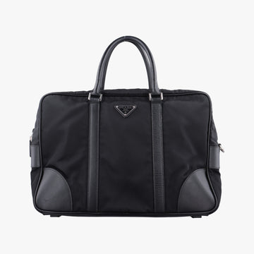 Nylon Briefcase Nero Black Nylon×SAFFIANO Leather VA0983 57ナイロン ブリーフケース ネロ ブラック ナイロン×サフィアーノレザー VA0983 57