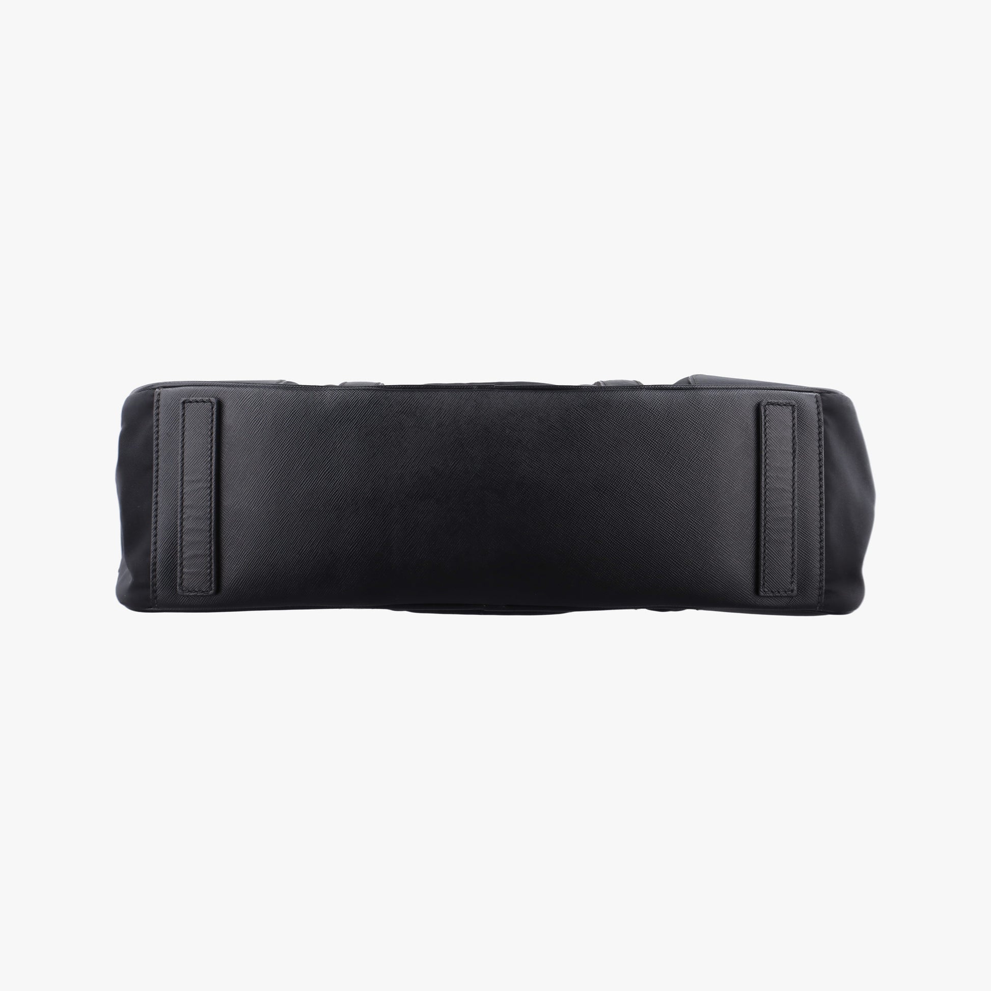 Nylon Briefcase Nero Black Nylon×SAFFIANO Leather VA0983 57ナイロン ブリーフケース ネロ ブラック ナイロン×サフィアーノレザー VA0983 57