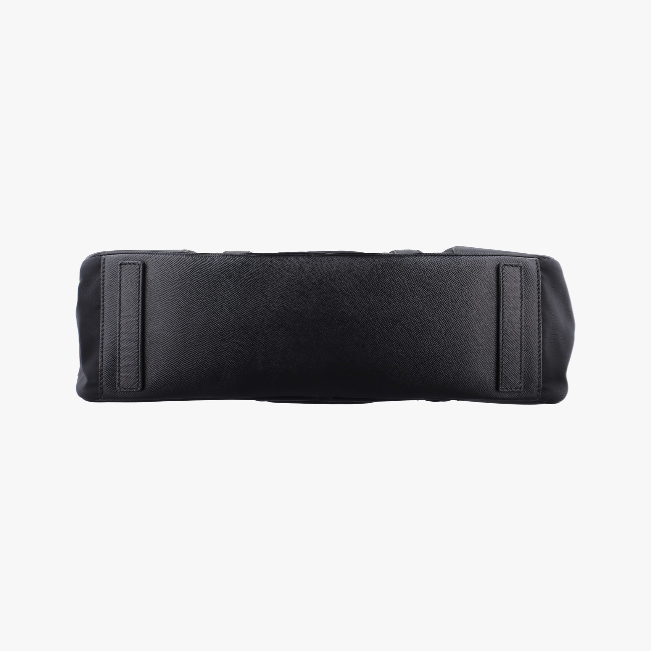 Nylon Briefcase Nero Black Nylon×SAFFIANO Leather VA0983 57ナイロン ブリーフケース ネロ ブラック ナイロン×サフィアーノレザー VA0983 57