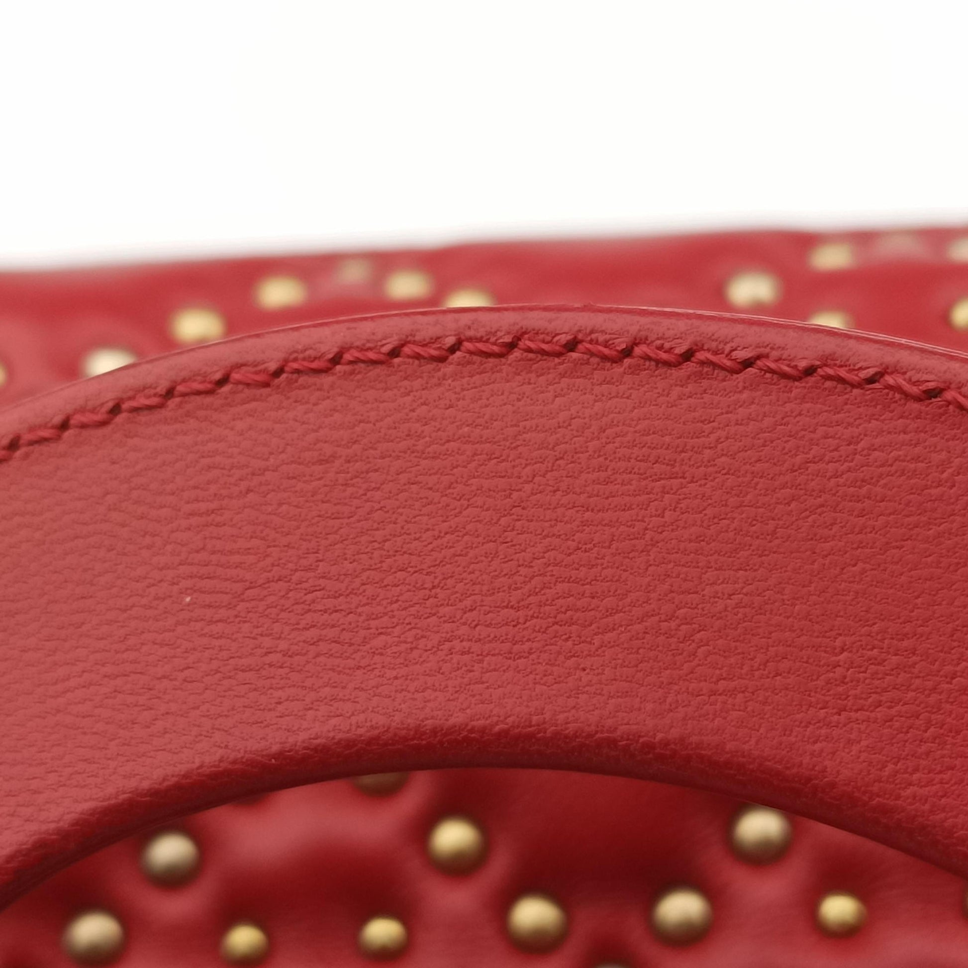 Lady Dior Red lambskin 28-MA-0117レディディオール レッド ラムスキン 28-MA-0117