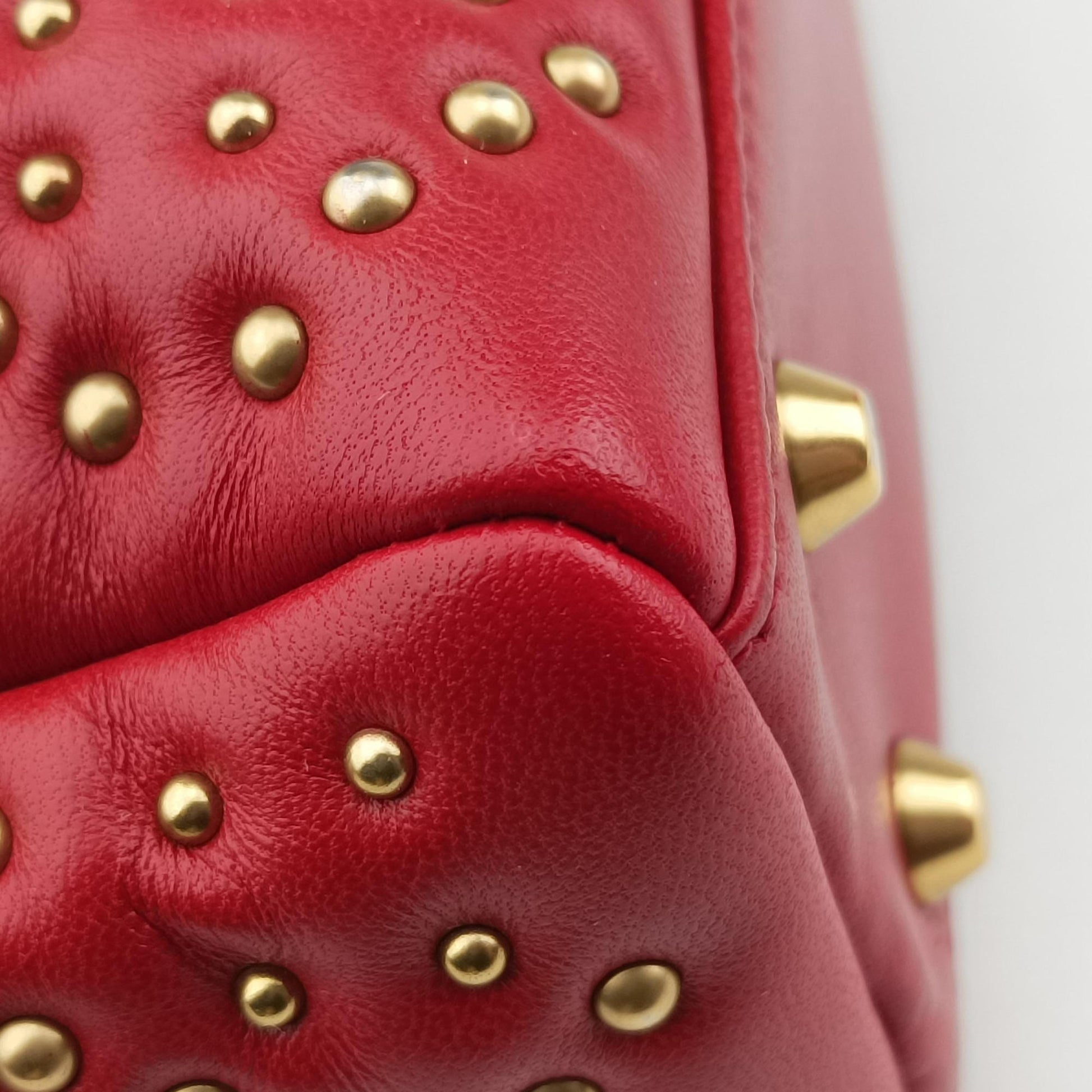 Lady Dior Red lambskin 28-MA-0117レディディオール レッド ラムスキン 28-MA-0117