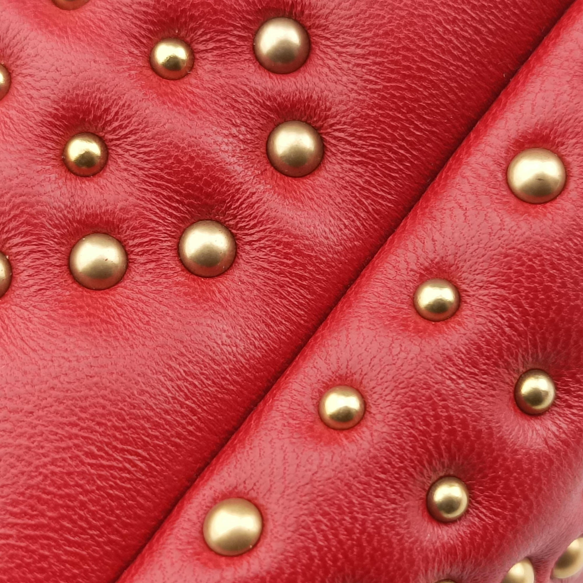Lady Dior Red lambskin 28-MA-0117レディディオール レッド ラムスキン 28-MA-0117