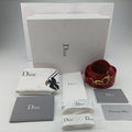 Lady Dior Red lambskin 28-MA-0117レディディオール レッド ラムスキン 28-MA-0117