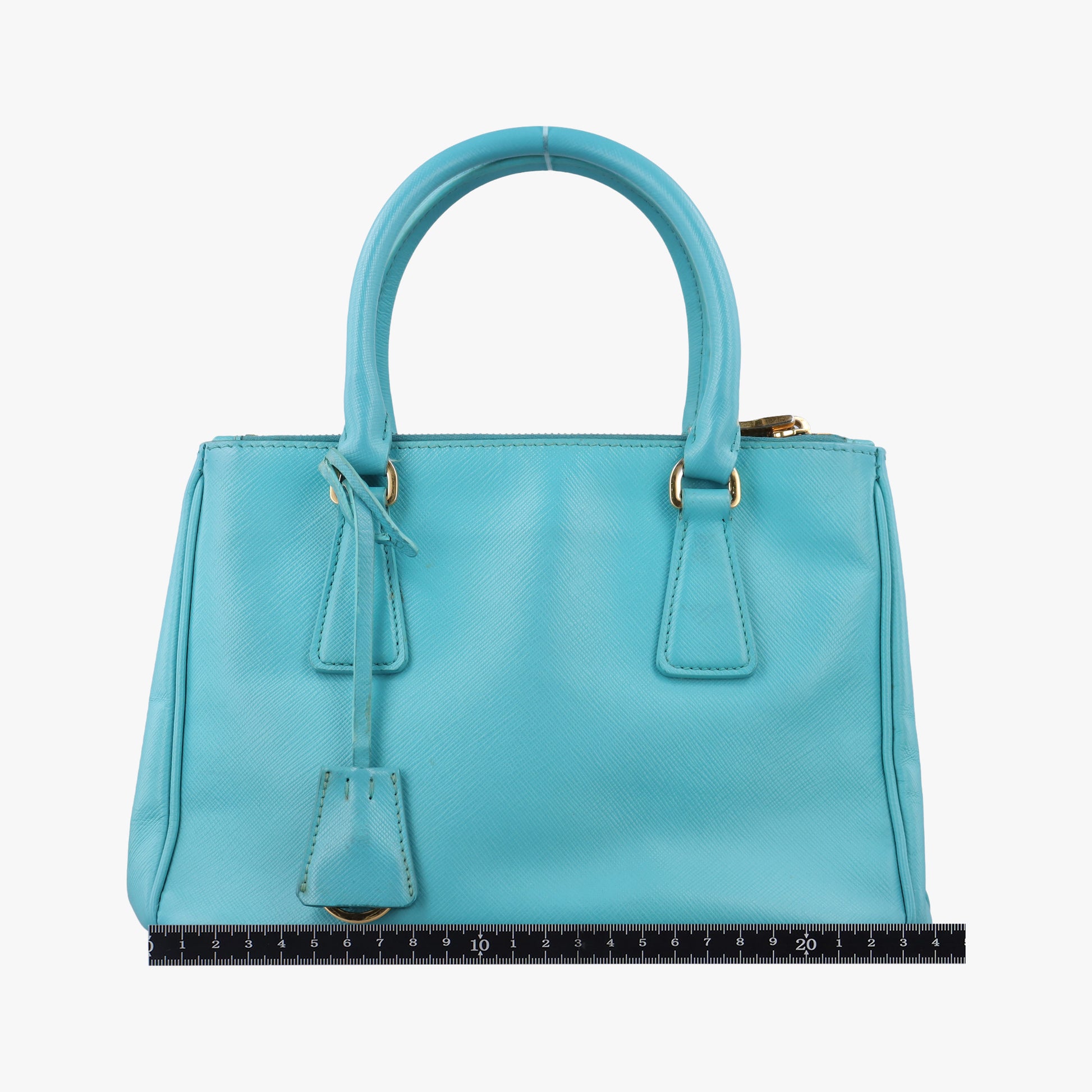 Vintage Prada Galleria Blue SAFFIANO Leather BN1801 shoulderbag | stylenewstar