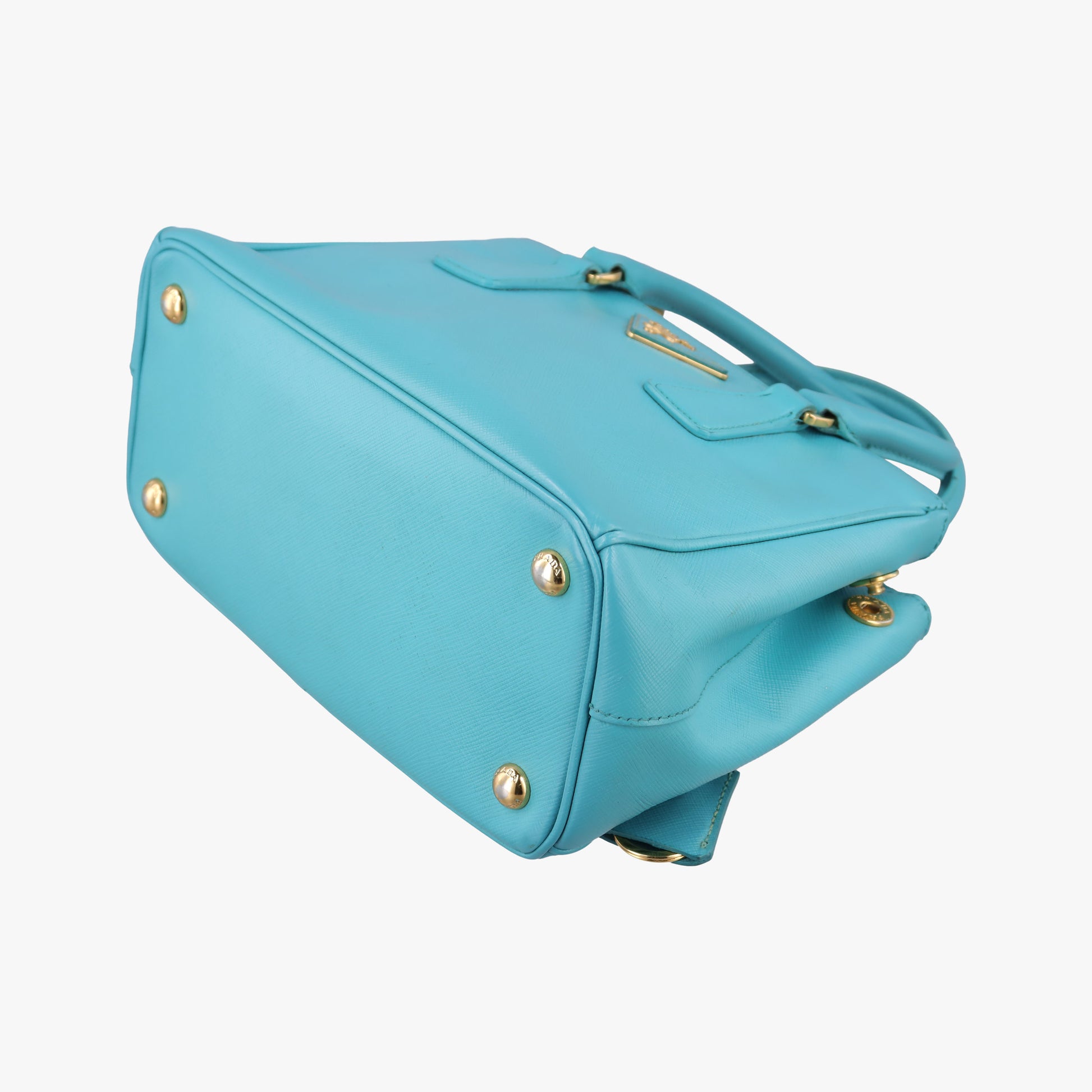 Vintage Prada Galleria Blue SAFFIANO Leather BN1801 shoulderbag | stylenewstar