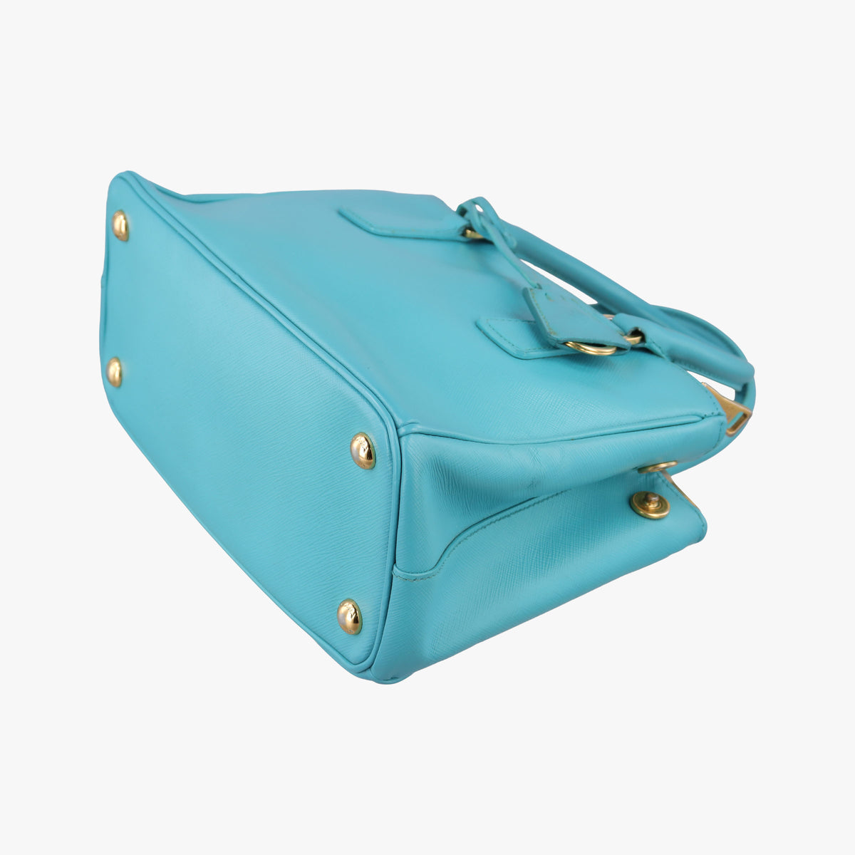 Vintage Prada Galleria Blue SAFFIANO Leather BN1801 shoulderbag | stylenewstar