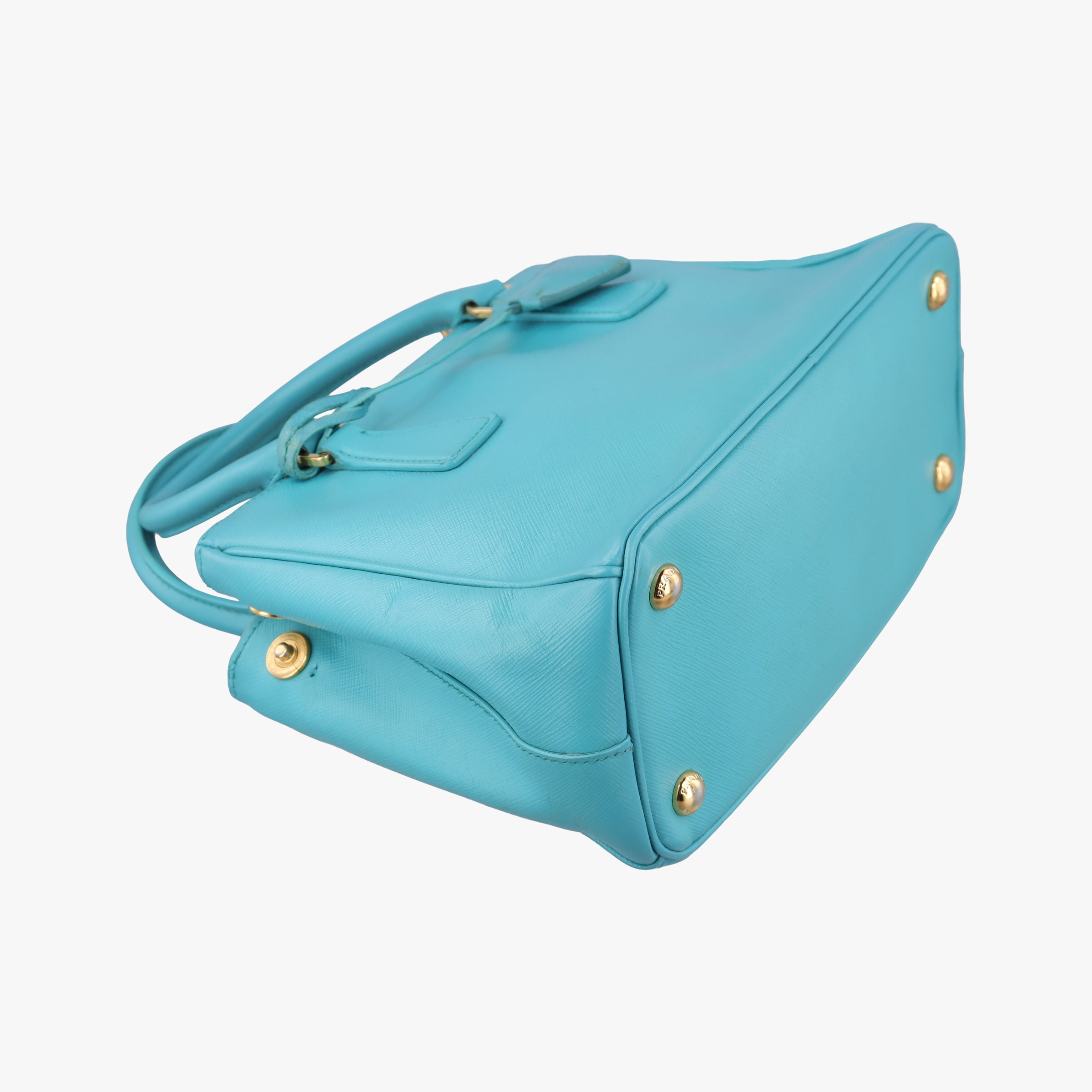 Vintage Prada Galleria Blue SAFFIANO Leather BN1801 shoulderbag | stylenewstar