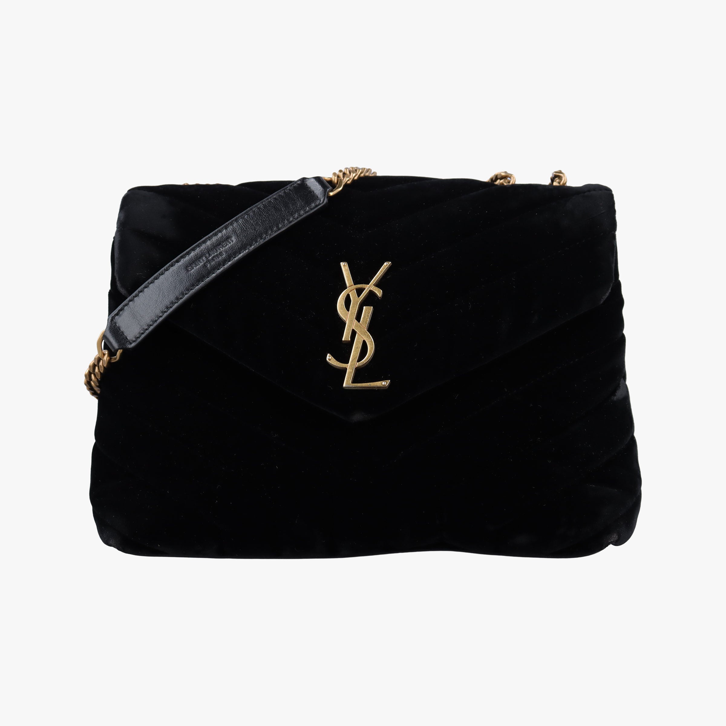 LOULOU Black velour 494699 PLB494699.0218ルル ブラック ベロア 494699 PLB494699.0218