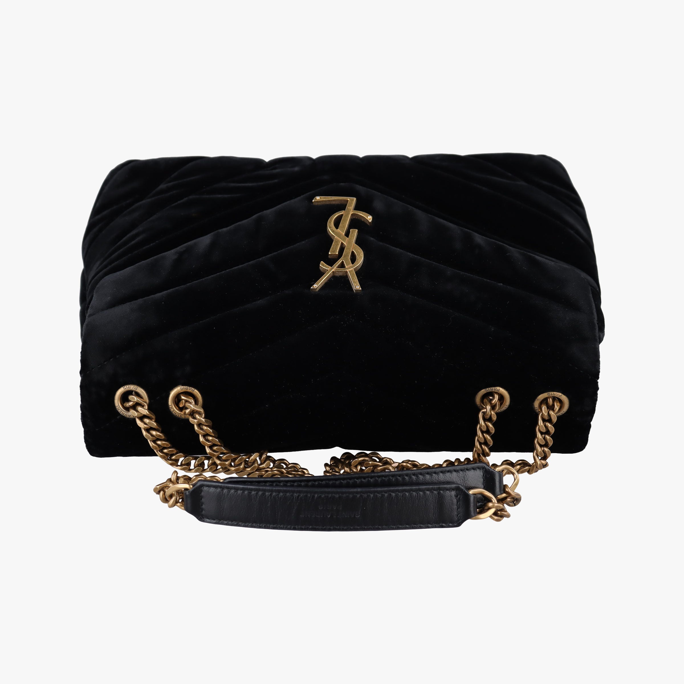 LOULOU Black velour 494699 PLB494699.0218ルル ブラック ベロア 494699 PLB494699.0218
