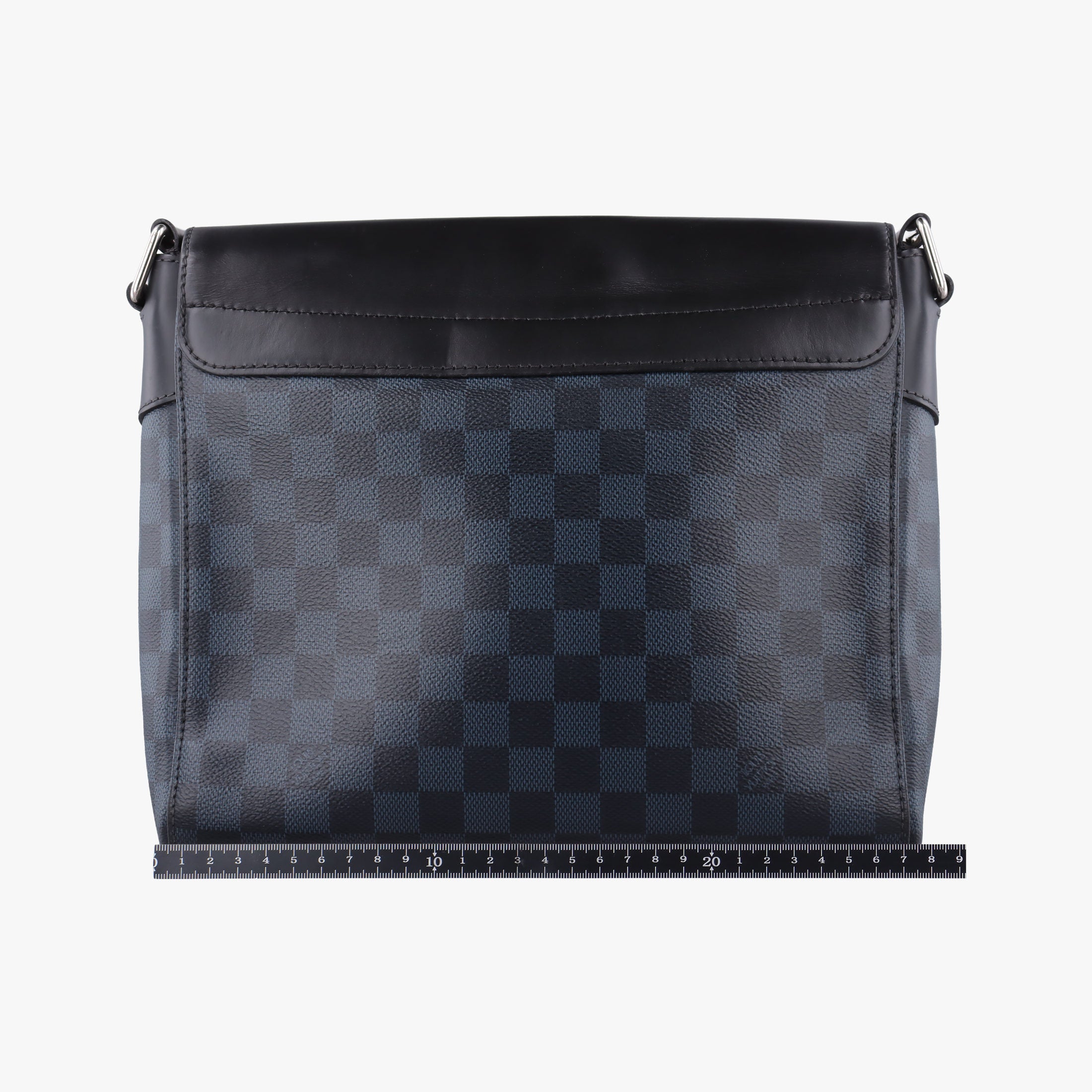 Newport Messenger PM black×navy Damier Cobalt N41587 DR2116ニューポート メッセンジャーPM ブラック×ネイビー ダミエ コバルト N41587 DR2116