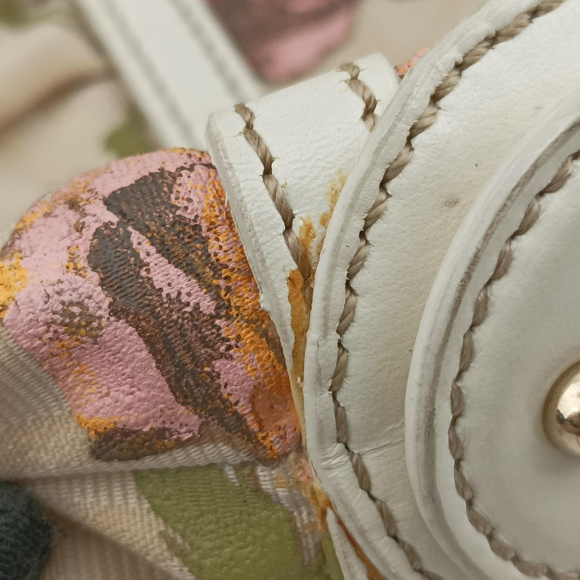 Chef Perforated Charm Zucca Print Multicolour canvas 8BR448 8BR448-FZB 118-2354ズッカ プリント シェフパフォーレートチャーム マルチカラー キャンバス 8BR448 8BR448-FZB 118-2354