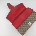 Dionysus Beige×red PVC coated canvas × suede 400249 H027425969ディオニュソス ベージュ×レッド PVCコーティングキャンバス × スエード 400249 H027425969