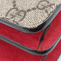 Dionysus Beige×red PVC coated canvas × suede 400249 H027425969ディオニュソス ベージュ×レッド PVCコーティングキャンバス × スエード 400249 H027425969