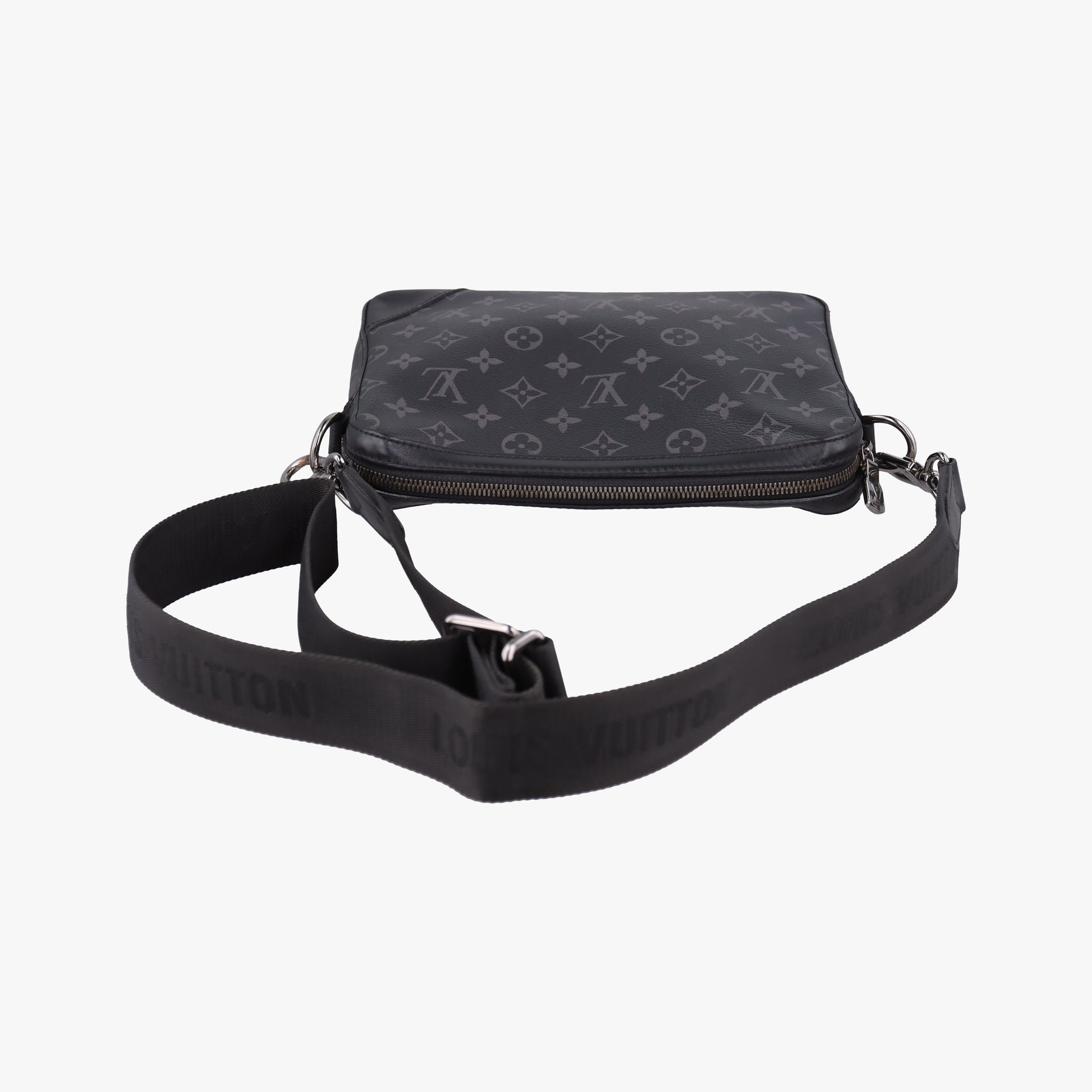 Trio Messenger black Monogram Eclipse Reverse M69443 IC Chipトリオ メッセンジャー ブラック モノグラム エクリプス リバース M69443 ICチップ