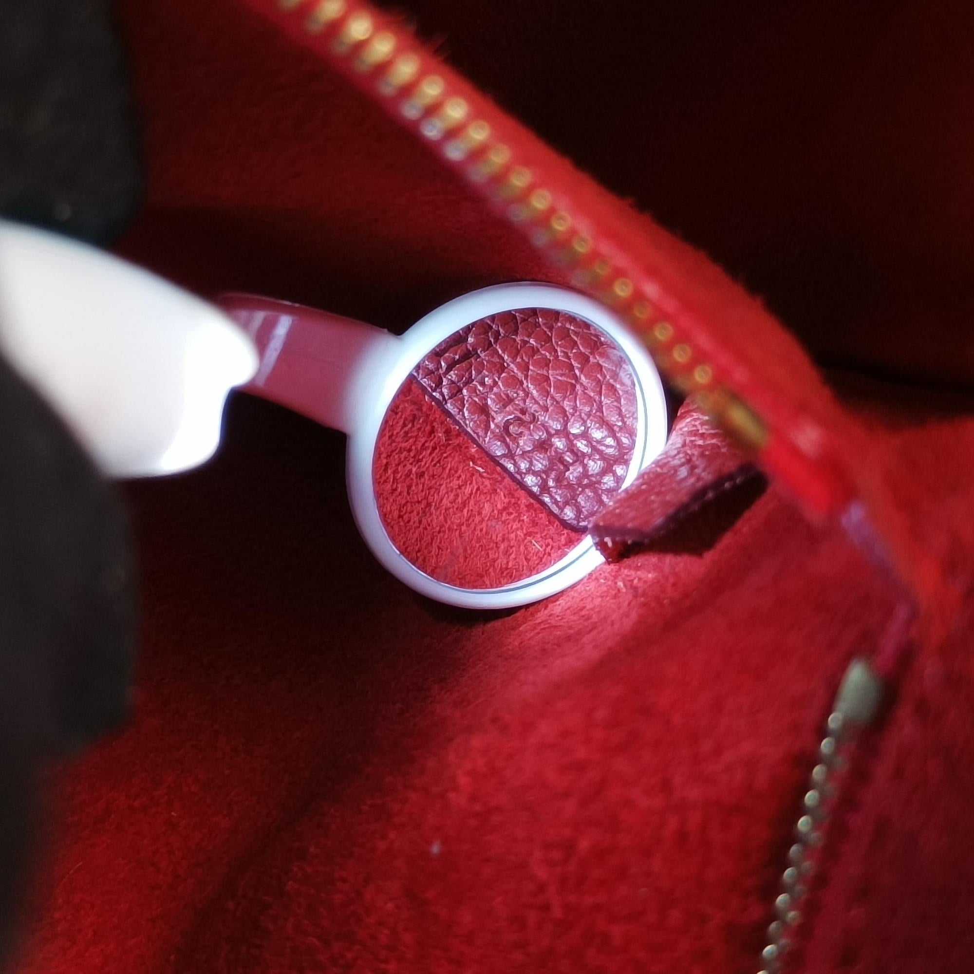 Sangle Bucket Red Leather F-SL-1167サングルバケット レッド レザー F-SL-1167