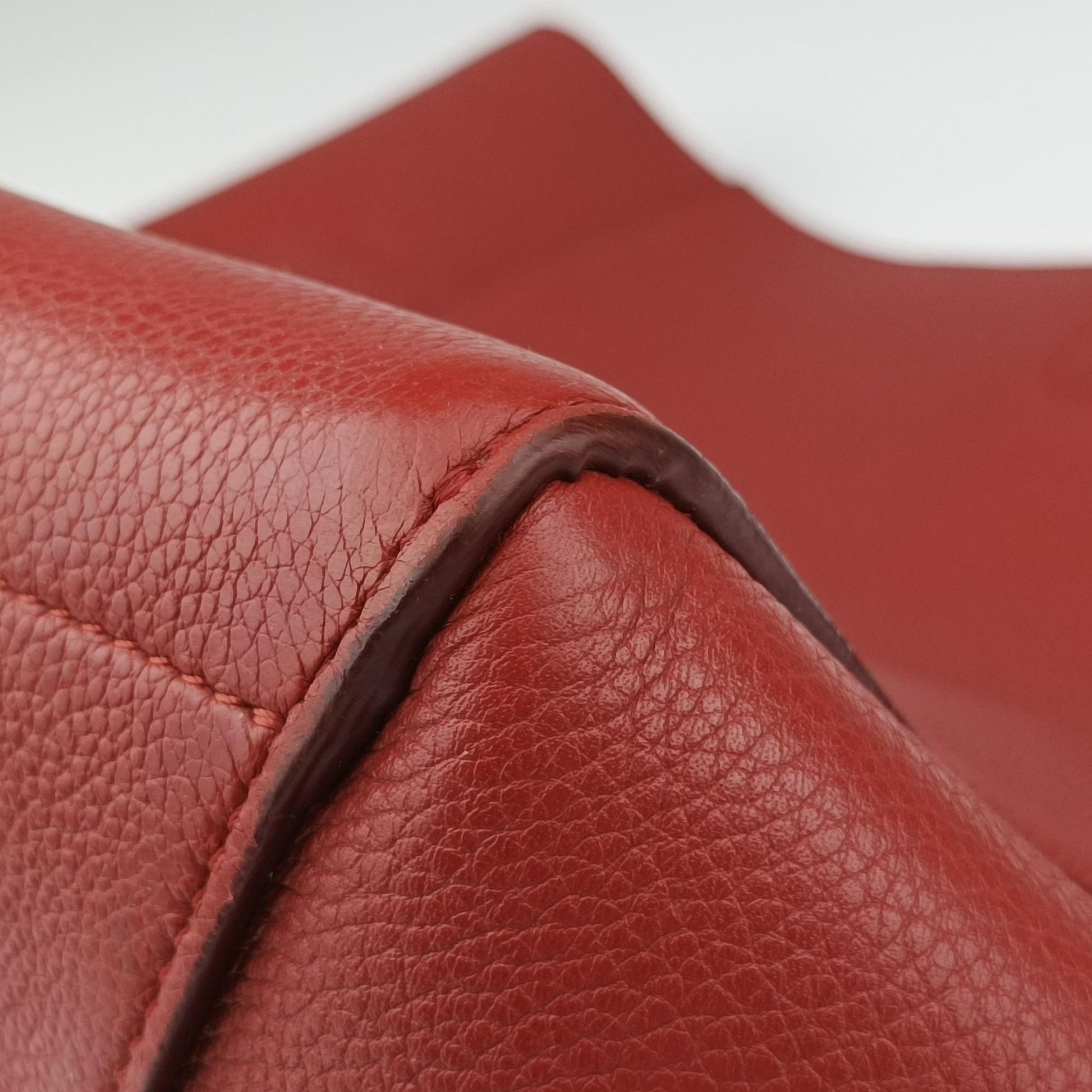 Sangle Bucket Red Leather F-SL-1167サングルバケット レッド レザー F-SL-1167