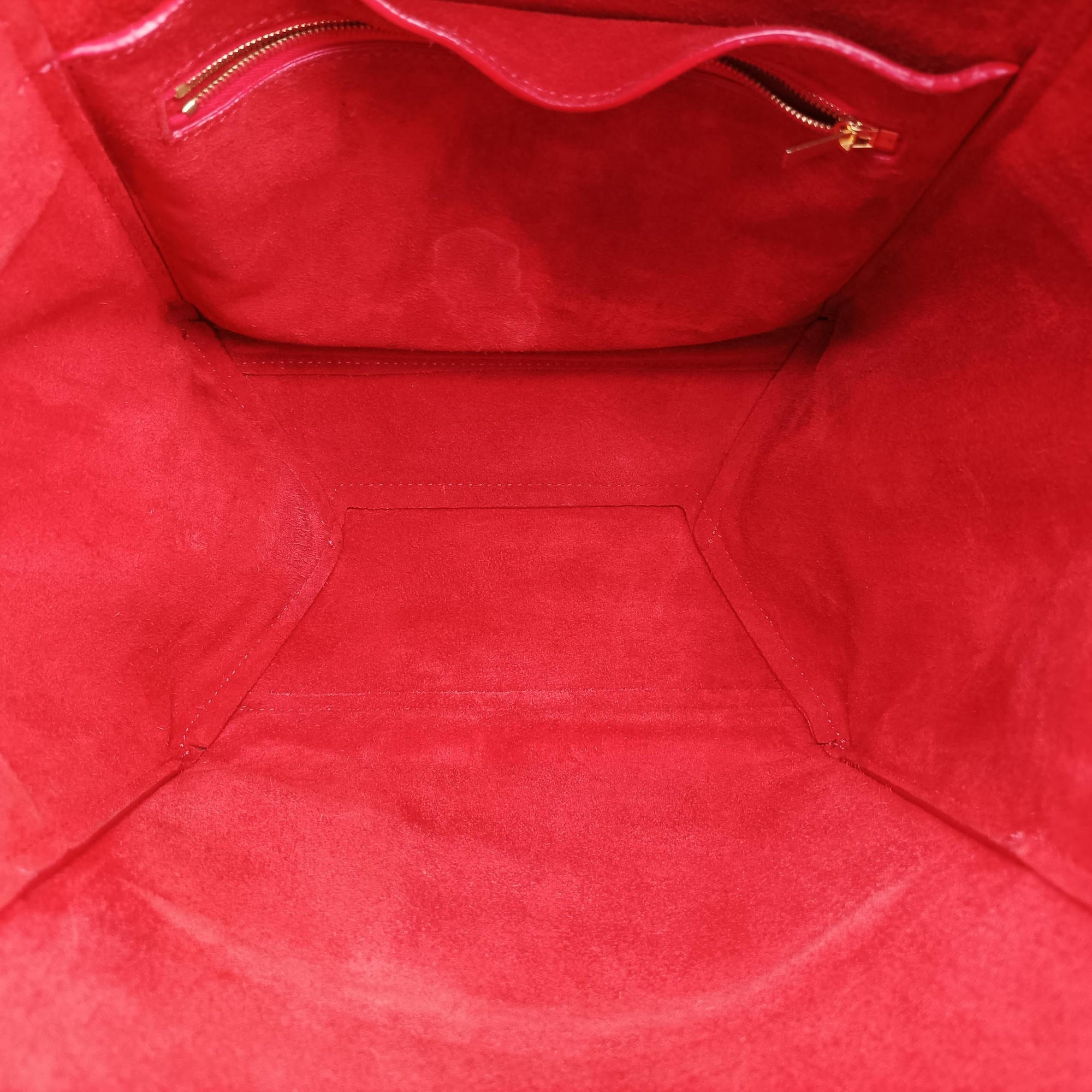 Sangle Bucket Red Leather F-SL-1167サングルバケット レッド レザー F-SL-1167