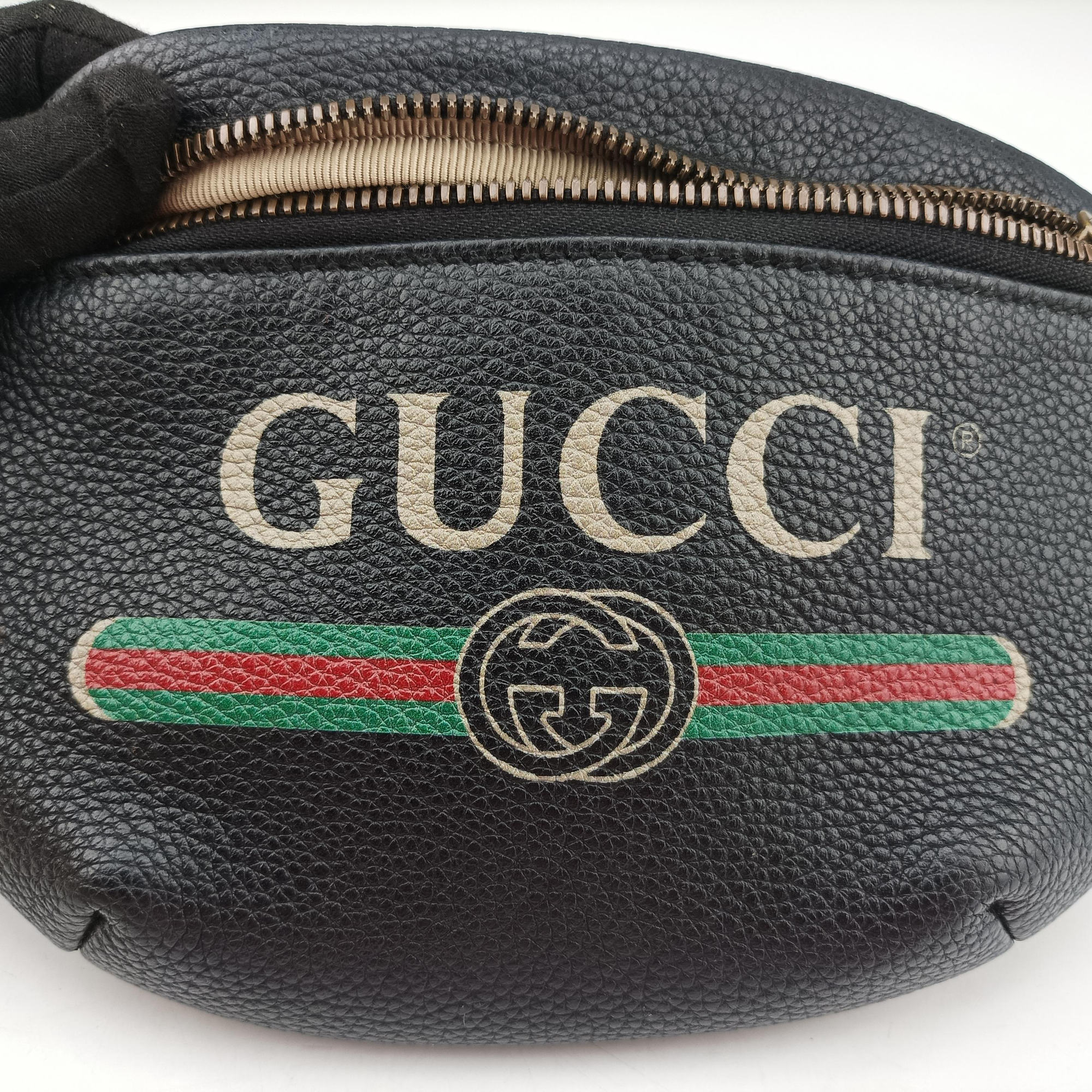 Print Black Leather 527792 A026059973グッチプリント ブラック レザー 527792 A026059973