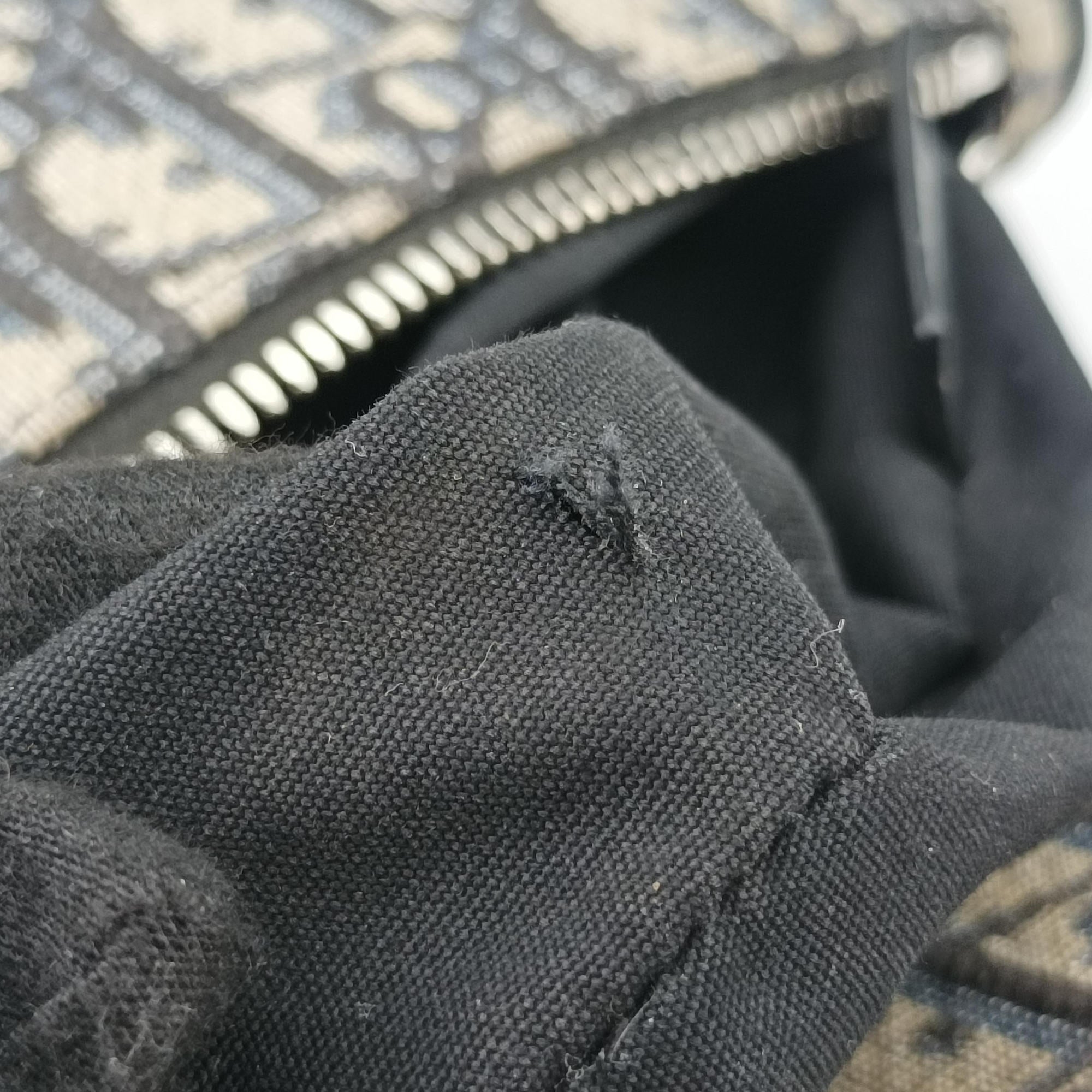 Saddlebags Gray×Navy×Black Jacquard×Leather 16-BO-1222 IC Chipサドルバッグ グレー×ネイビー×ブラック ジャガード×レザー 16-BO-1222 ICチップ