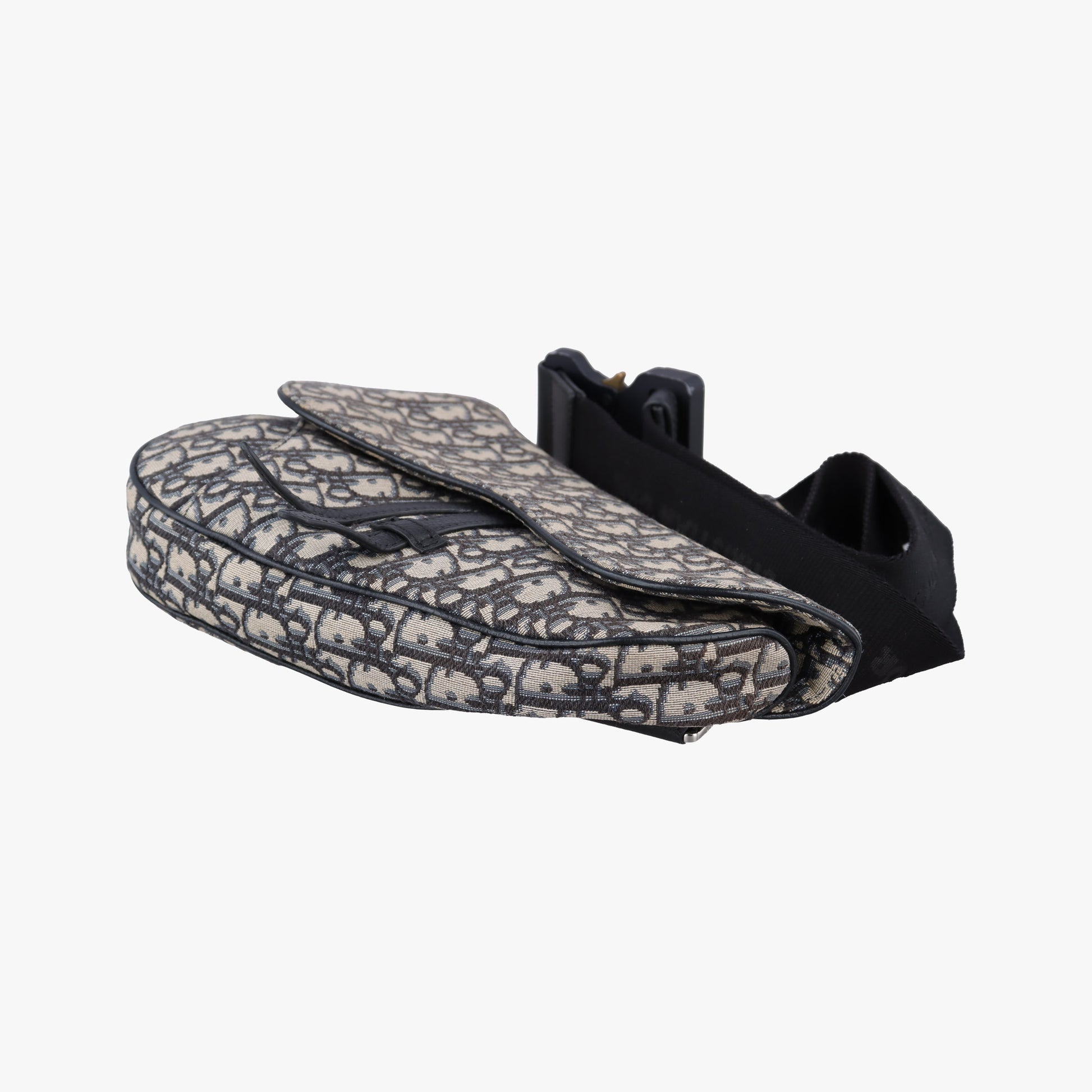 saddle Navy×Gray Jacquard×Leather 02-BO-0199サドル ネイビー×グレー ジャガード×レザー 02-BO-0199