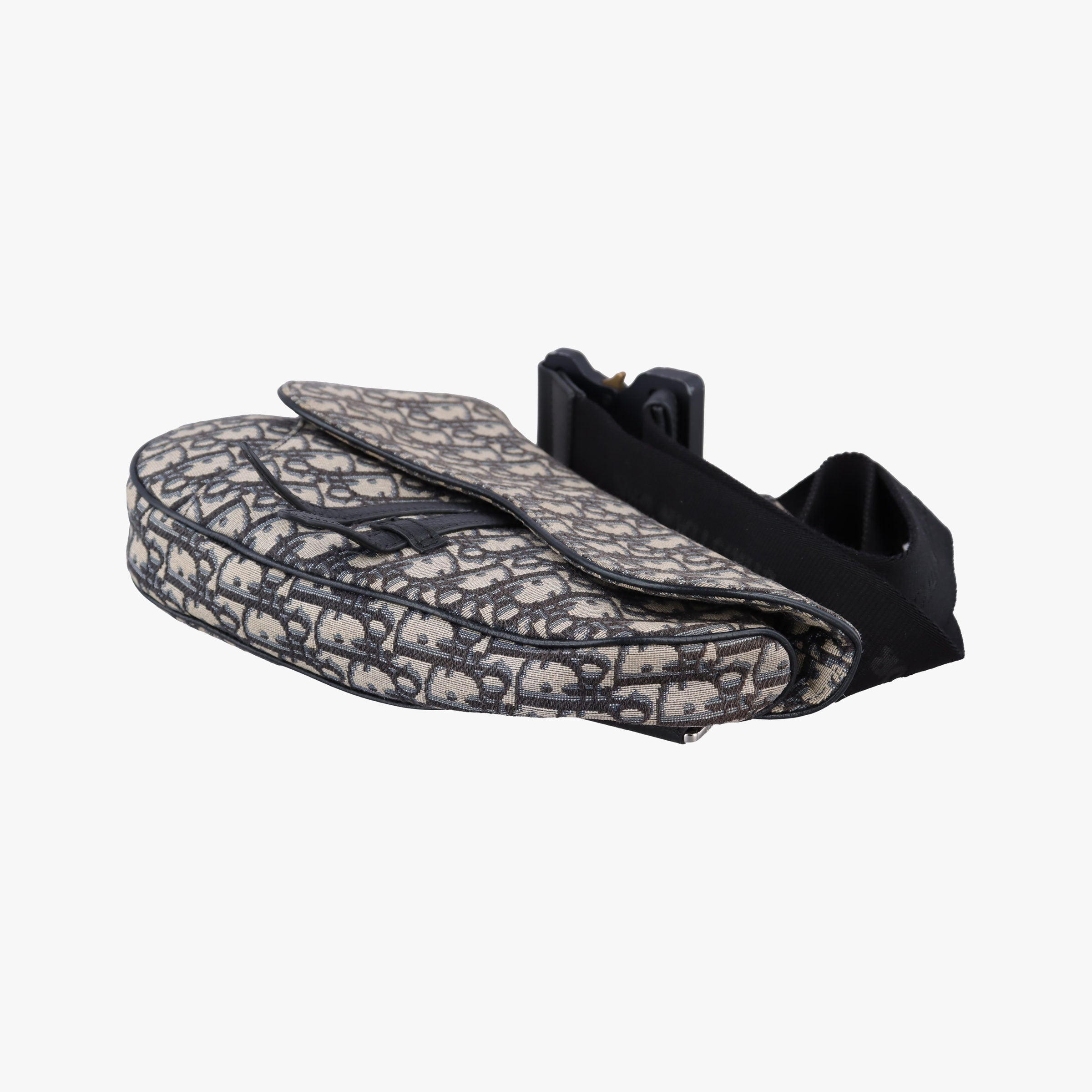 saddle Navy×Gray Jacquard×Leather 02-BO-0199サドル ネイビー×グレー ジャガード×レザー 02-BO-0199