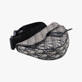 saddle Navy×Gray Jacquard×Leather 02-BO-0199サドル ネイビー×グレー ジャガード×レザー 02-BO-0199