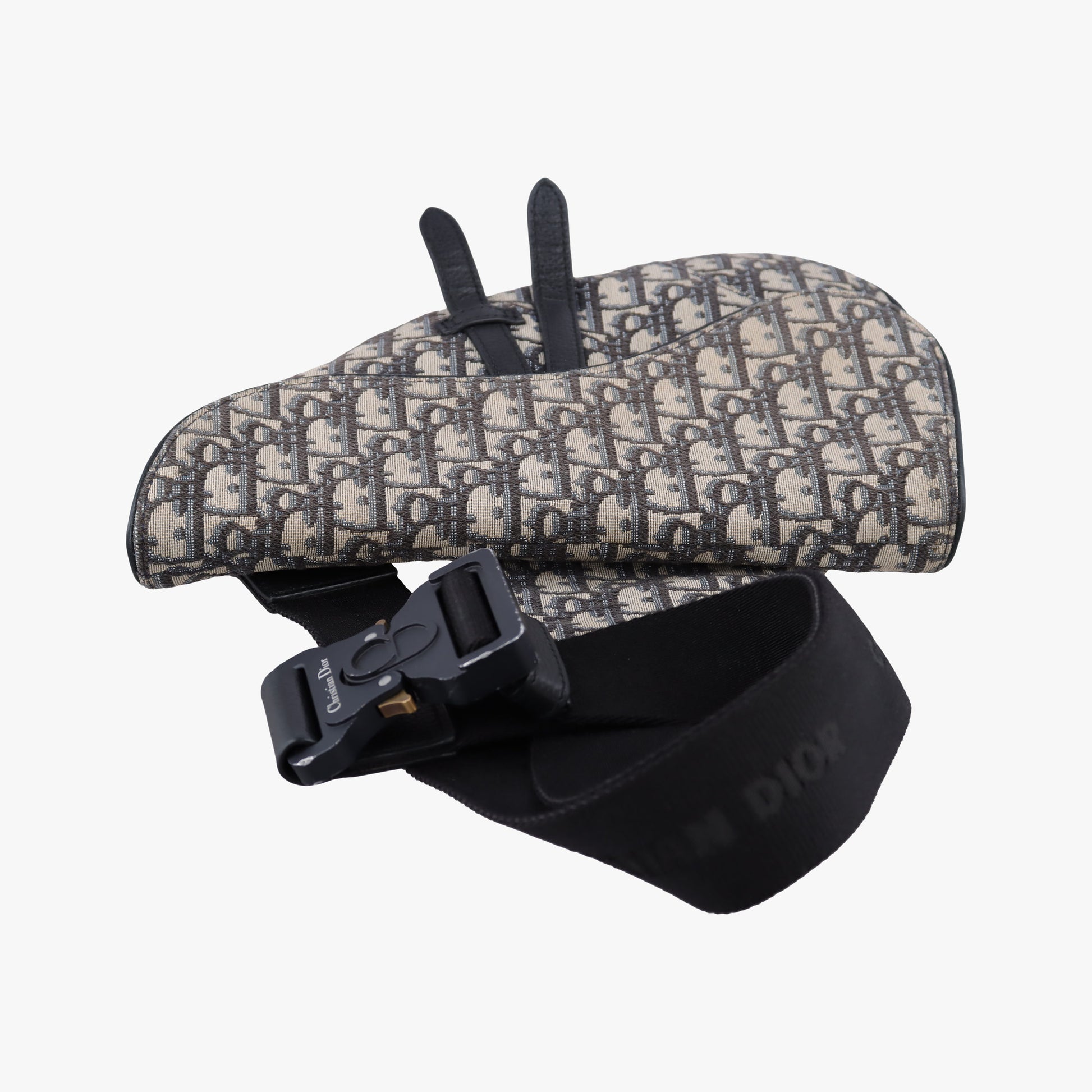 saddle Navy×Gray Jacquard×Leather 02-BO-0199サドル ネイビー×グレー ジャガード×レザー 02-BO-0199