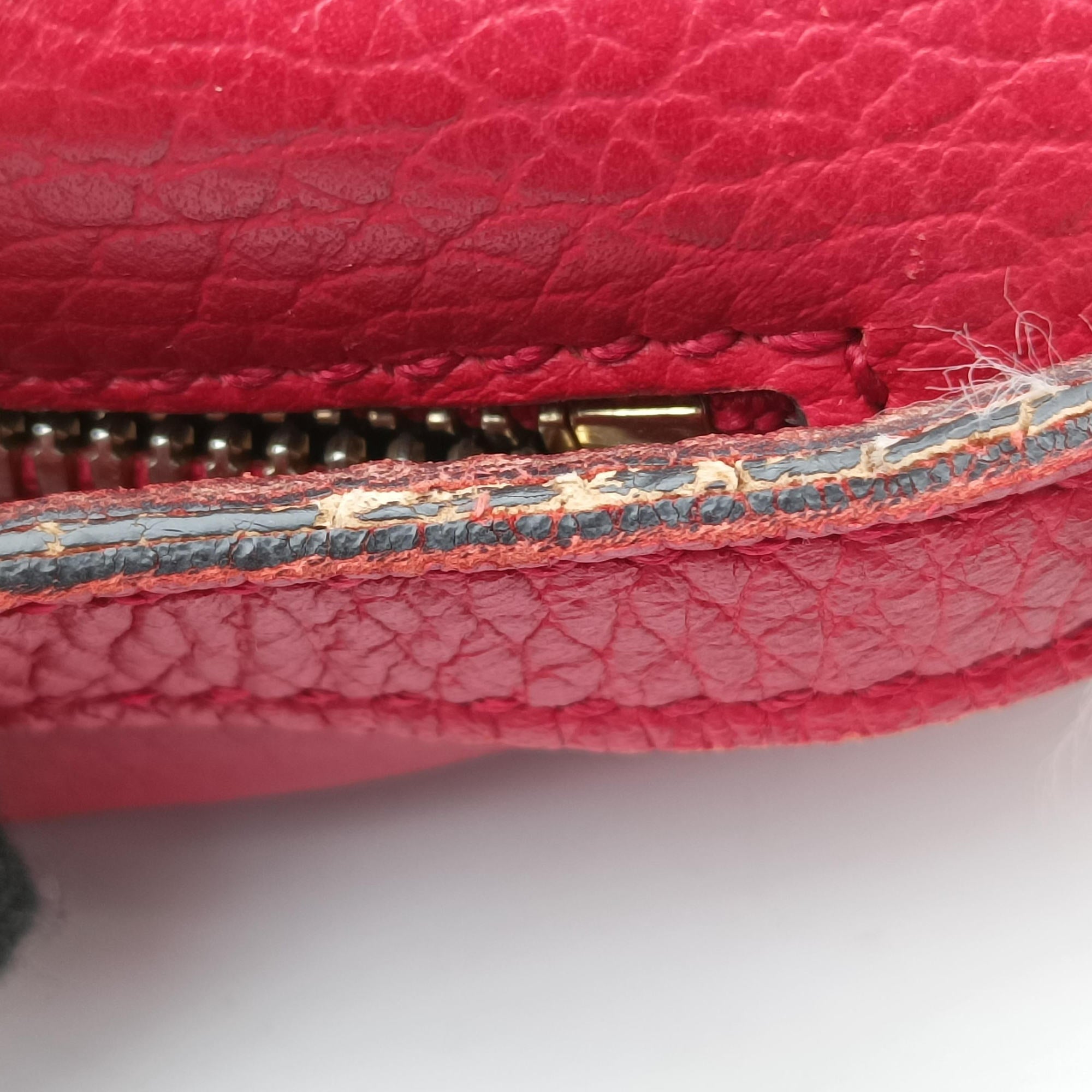 Bree Microguccissima Beige x red Canvas×Leather 449413 A020853832ブリー マイクログッチシマ ベージュ×レッド キャンバス×レザー 449413 A020853832