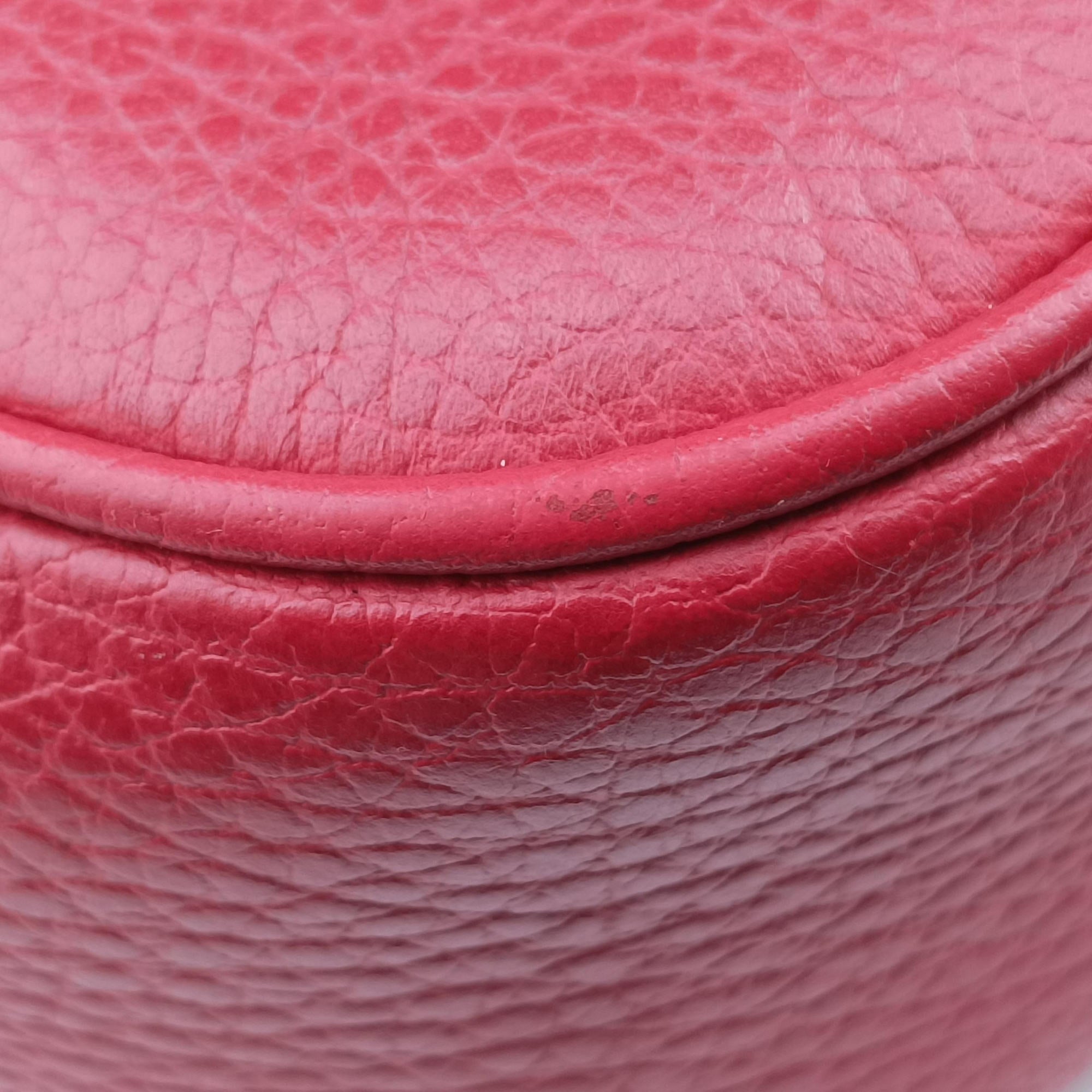 Bree Microguccissima Beige x red Canvas×Leather 449413 A020853832ブリー マイクログッチシマ ベージュ×レッド キャンバス×レザー 449413 A020853832