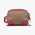 Bree Microguccissima Beige x red Canvas×Leather 449413 A020853832ブリー マイクログッチシマ ベージュ×レッド キャンバス×レザー 449413 A020853832