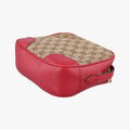Bree Microguccissima Beige x red Canvas×Leather 449413 A020853832ブリー マイクログッチシマ ベージュ×レッド キャンバス×レザー 449413 A020853832