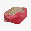 Bree Microguccissima Beige x red Canvas×Leather 449413 A020853832ブリー マイクログッチシマ ベージュ×レッド キャンバス×レザー 449413 A020853832