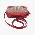 Bree Microguccissima Beige x red Canvas×Leather 449413 A020853832ブリー マイクログッチシマ ベージュ×レッド キャンバス×レザー 449413 A020853832