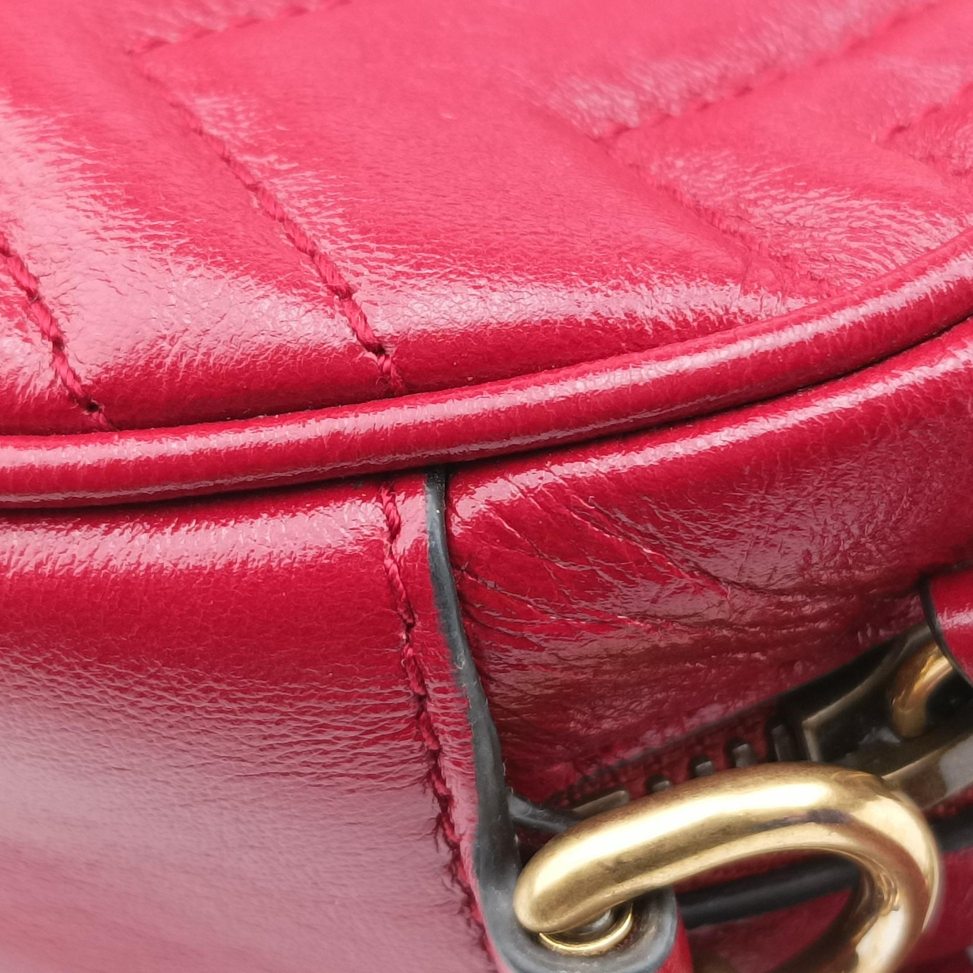 GG Marmont Red Leather 550154 C027222696GGマーモント レッド レザー 550154 C027222696