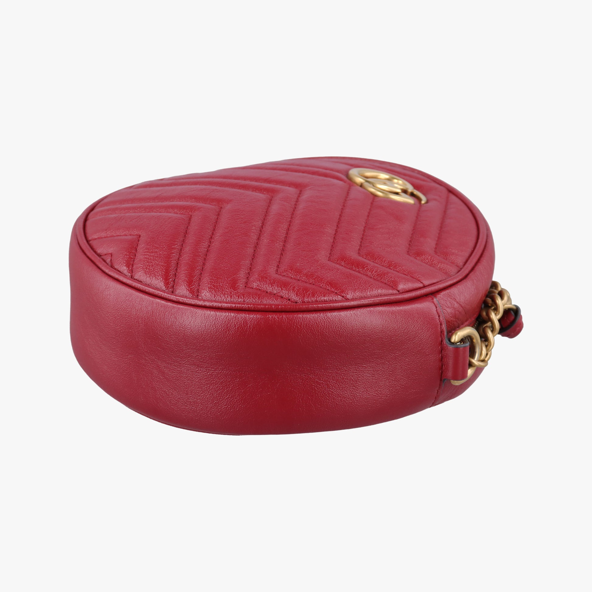 GG Marmont Red Leather 550154 C027222696GGマーモント レッド レザー 550154 C027222696