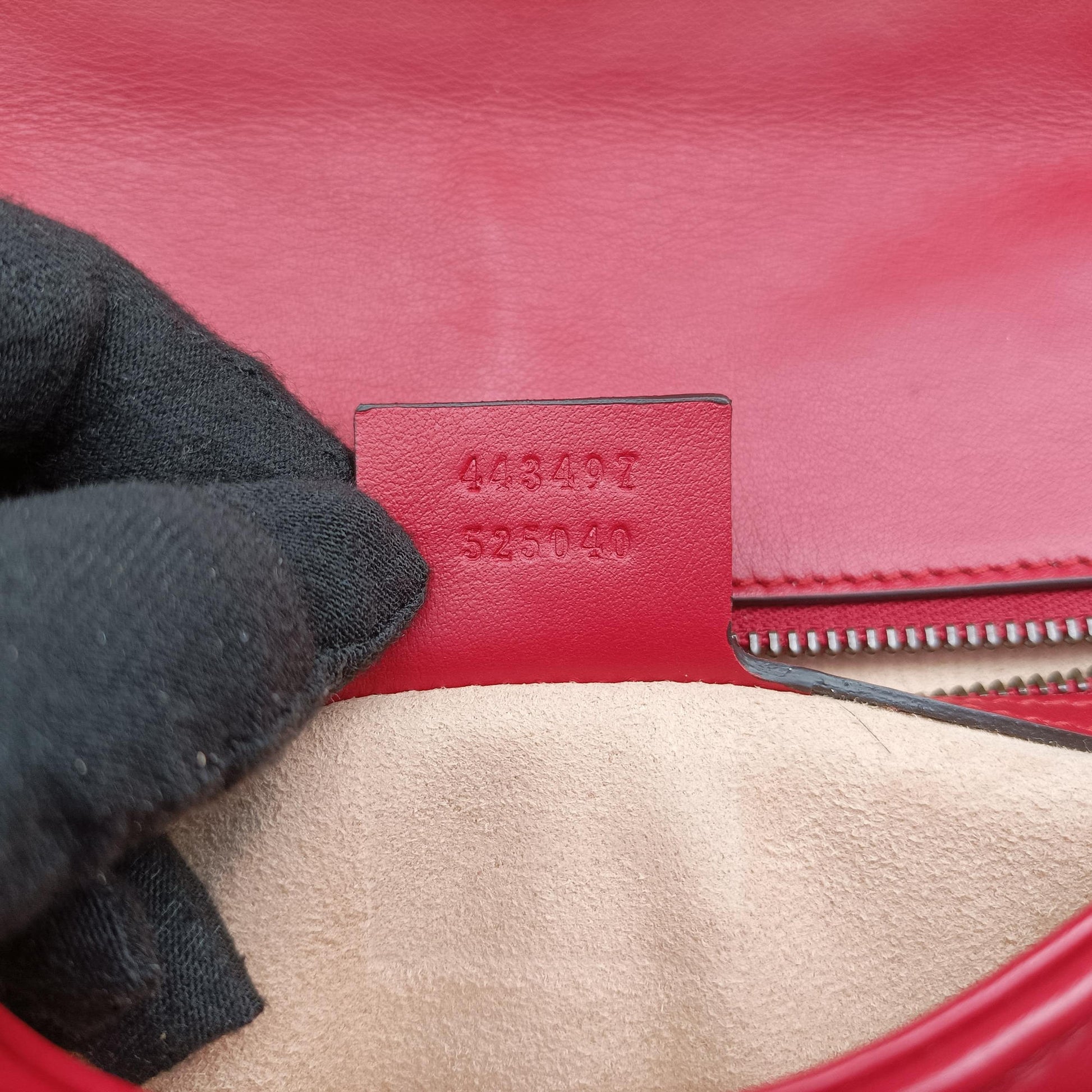 GG Marmont Red Leather 443497 C027984006GGマーモント レッド レザー 443497 C027984006