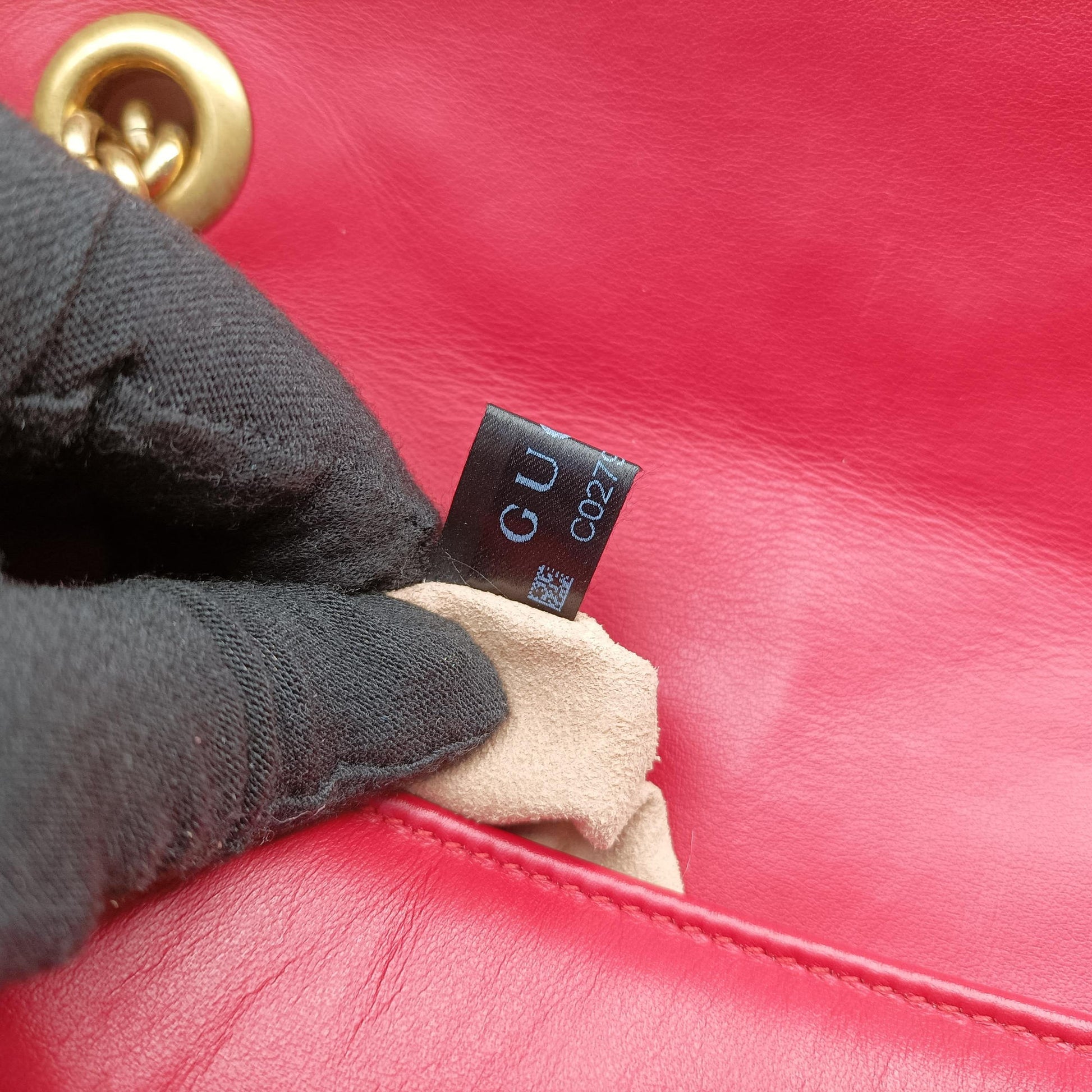 GG Marmont Red Leather 443497 C027984006GGマーモント レッド レザー 443497 C027984006