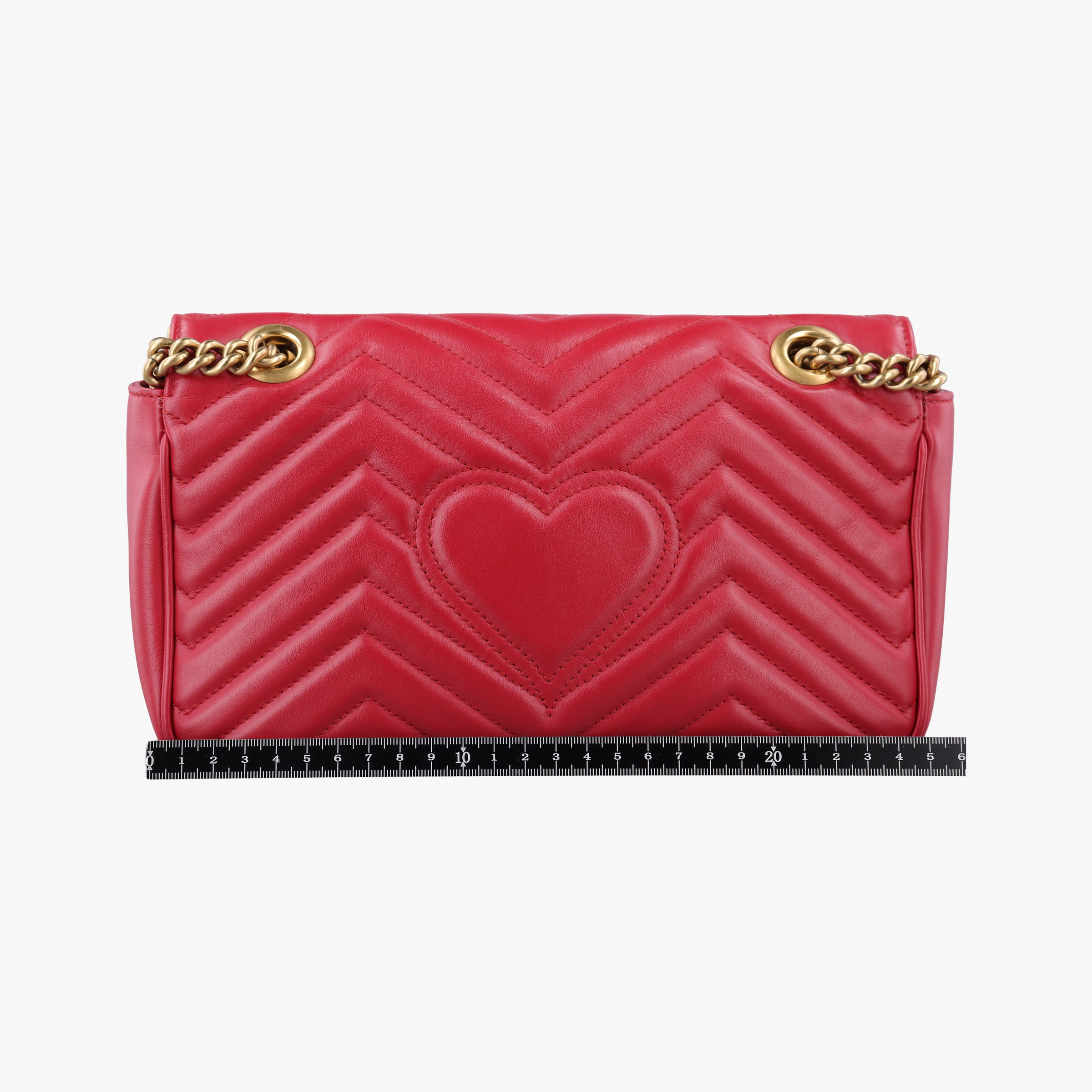 GG Marmont Red Leather 443497 C027984006GGマーモント レッド レザー 443497 C027984006