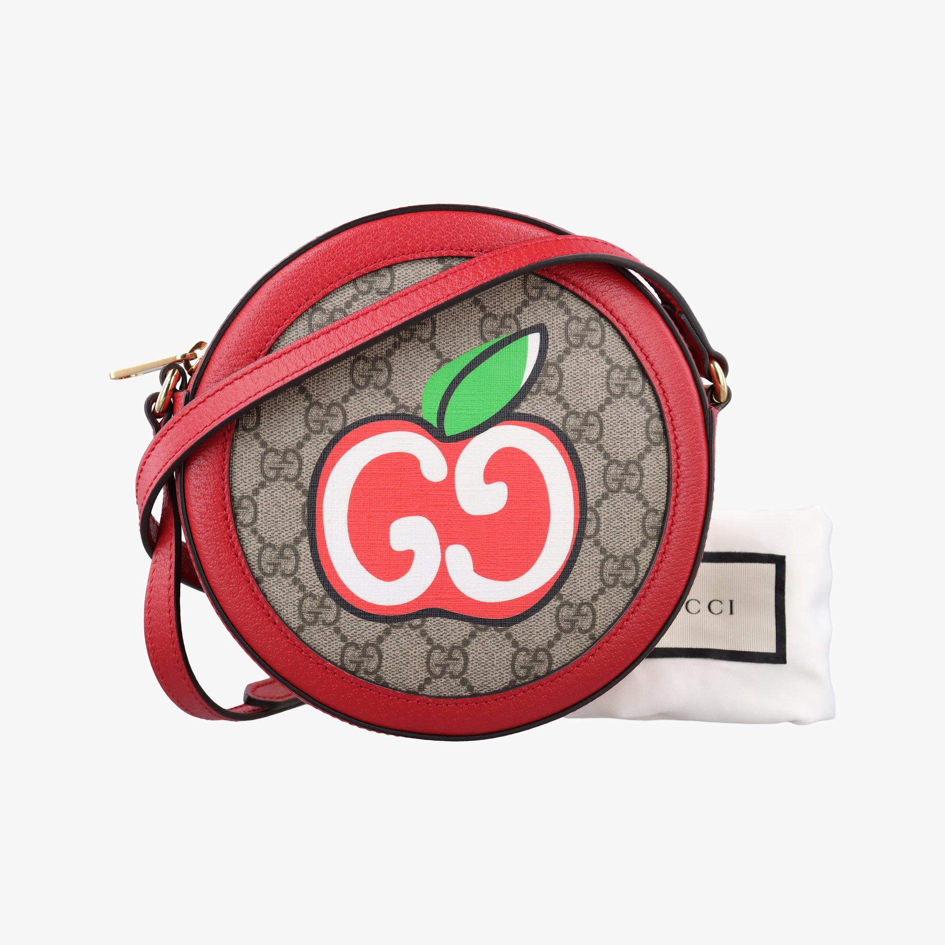GG supreme Apple Red×beige PVC coated canvas×Leather 625216 E033026723GGスプリーム アップル レッド×ベージュ PVCコーティングキャンバス×レザー 625216 E033026723