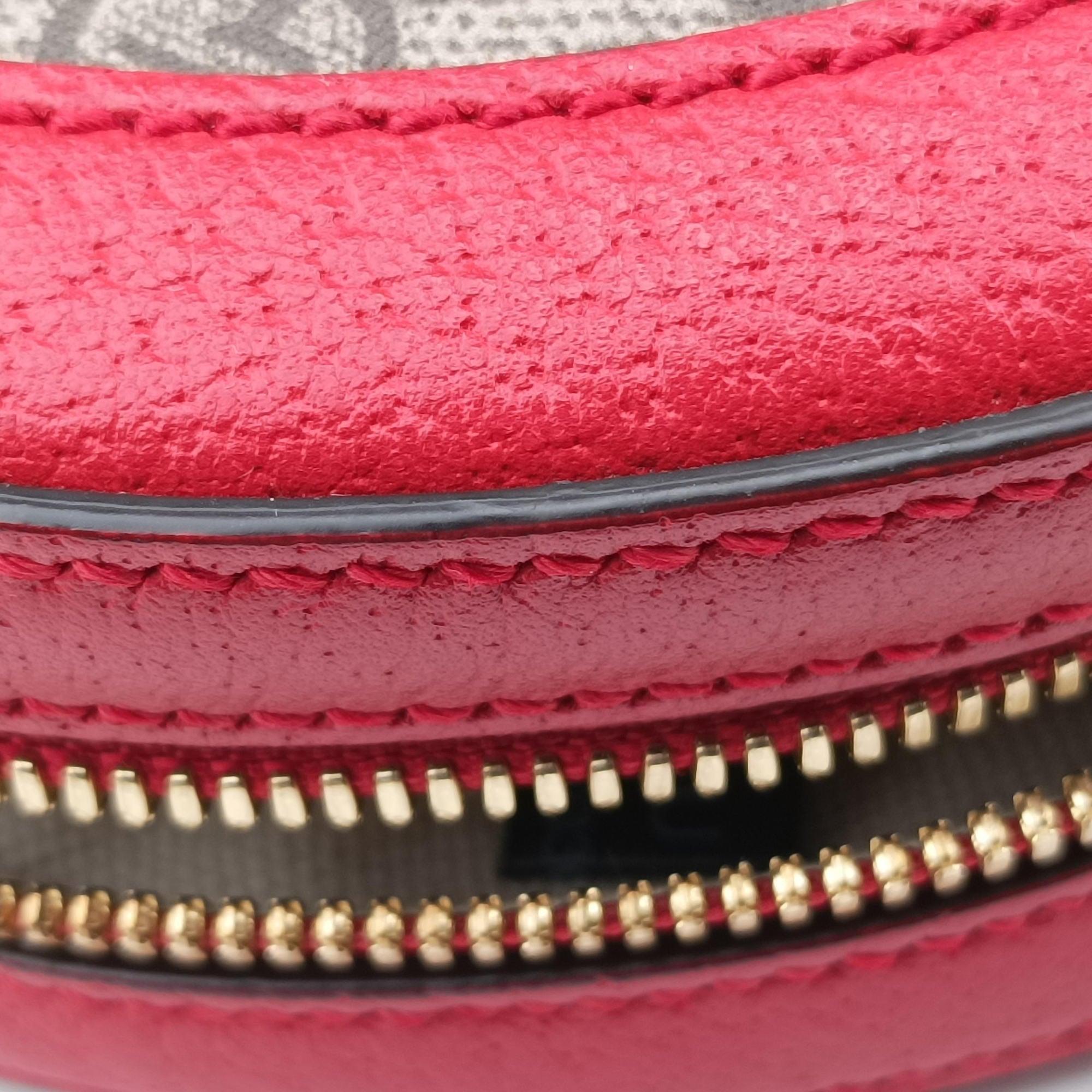 GG supreme Apple Red×beige PVC coated canvas×Leather 625216 E033026723GGスプリーム アップル レッド×ベージュ PVCコーティングキャンバス×レザー 625216 E033026723