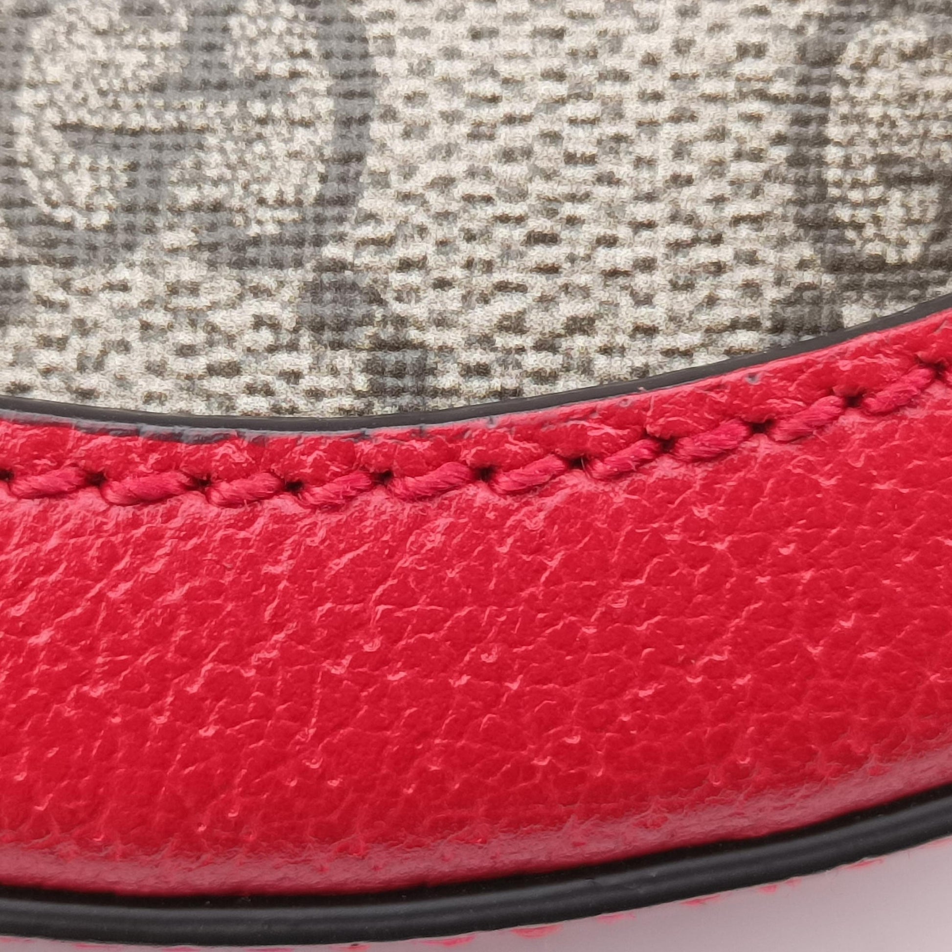 GG supreme Apple Red×beige PVC coated canvas×Leather 625216 E033026723GGスプリーム アップル レッド×ベージュ PVCコーティングキャンバス×レザー 625216 E033026723