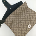 Pre-owned Gucci Dionysus beige×black PVC coated canvas x Suede 400249 shoulderbag | stylenewstar