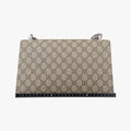Pre-owned Gucci Dionysus beige×black PVC coated canvas x Suede 400249 shoulderbag | stylenewstar