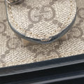 Pre-owned Gucci Dionysus beige×black PVC coated canvas x Suede 400249 shoulderbag | stylenewstar
