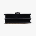 Pre-owned Gucci Dionysus beige×black PVC coated canvas x Suede 400249 shoulderbag | stylenewstar